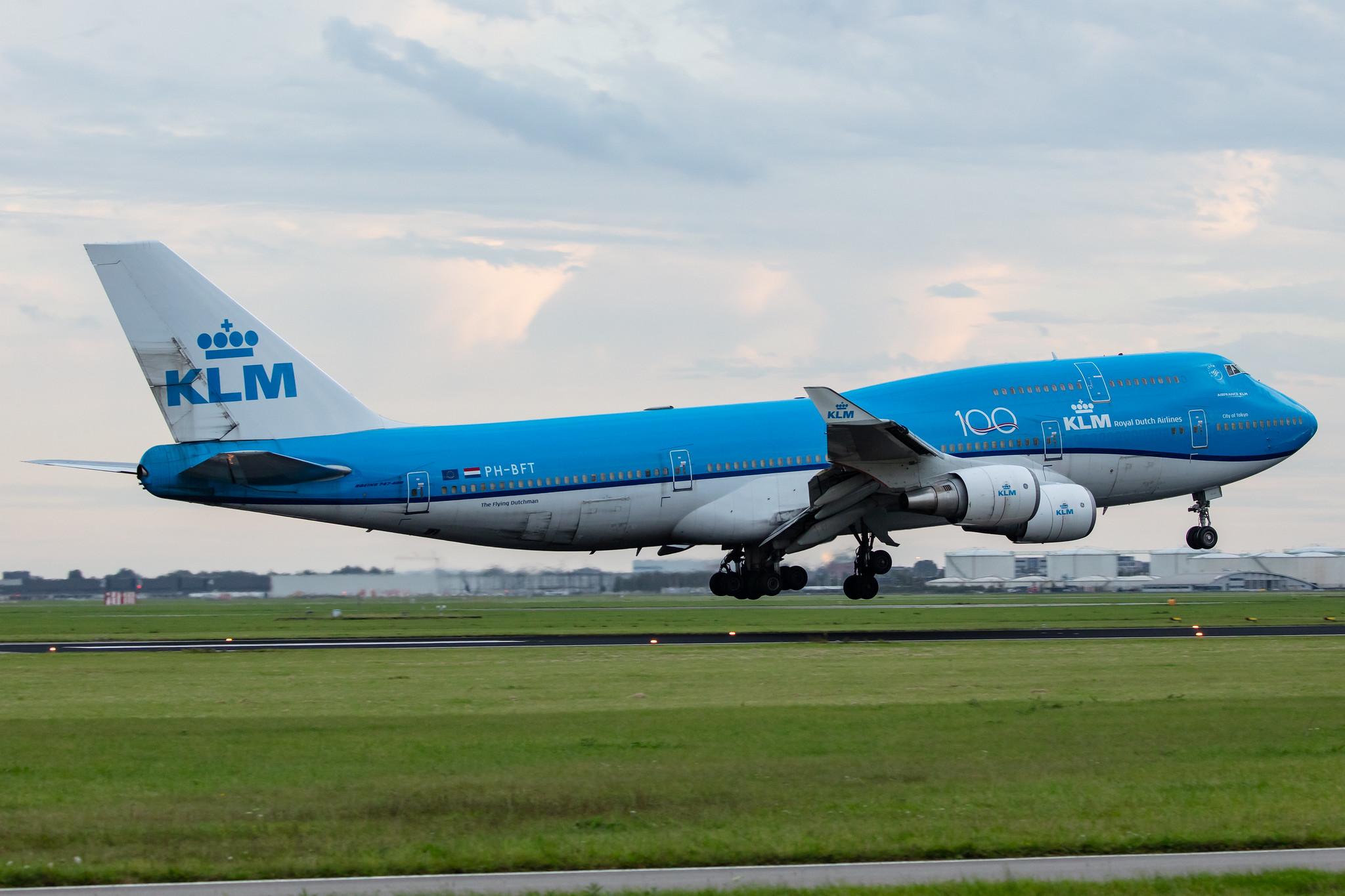 Amsterdam Airport Schiphol: KLM (KL / KLM) |  Boeing 747-406(M) B744 | PH-BFT | MSN 28459