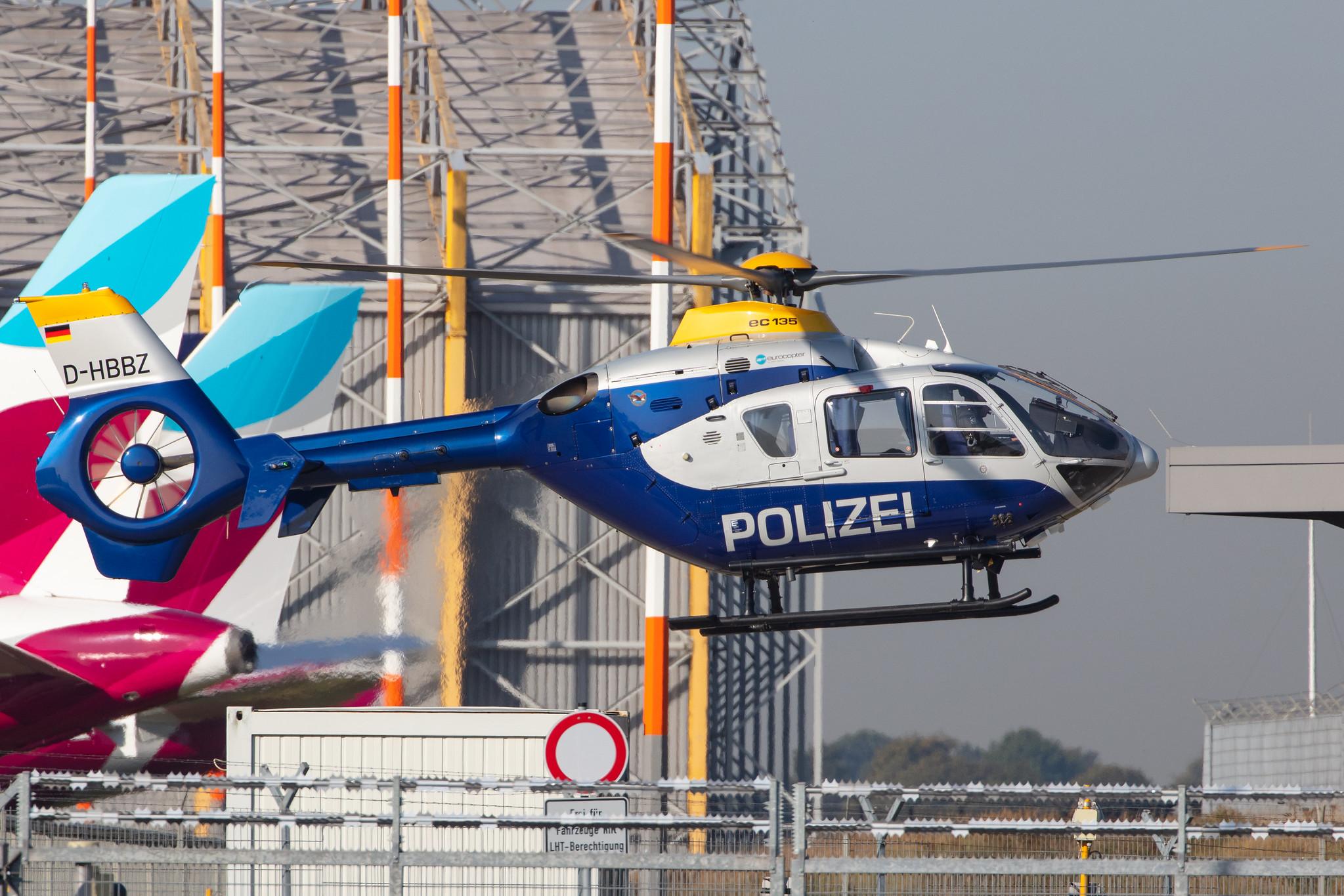 Hamburg Airport: Polizei Brandenburg |  Airbus Helicopters H135 EC35 | D-HBBZ | MSN 0269