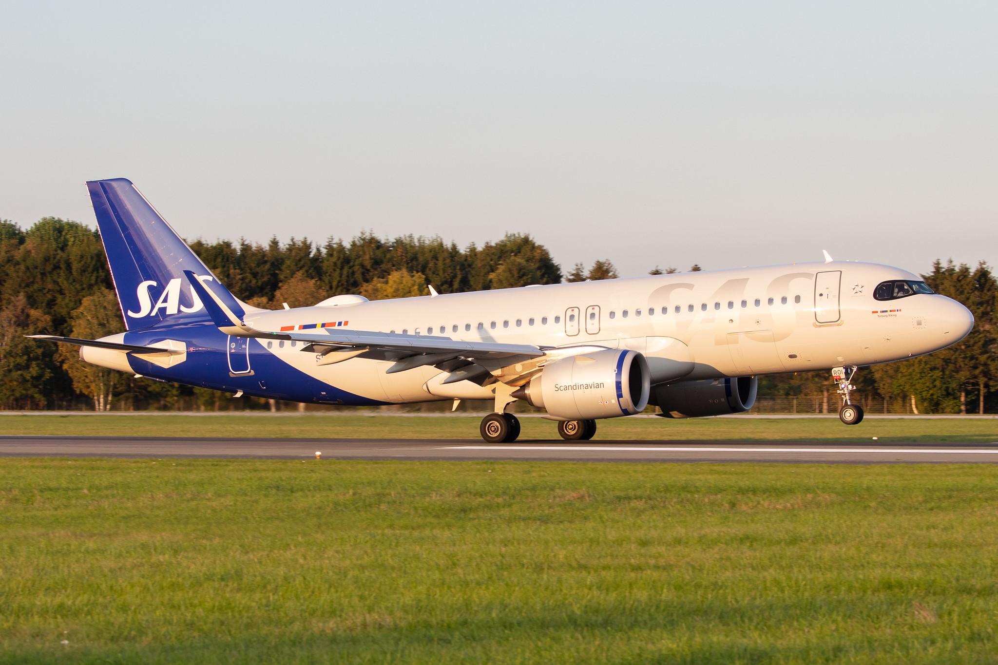 Hamburg Airport: SAS (SK / SAS) |  Airbus A320-251N A20N | SE-ROI | MSN 9247