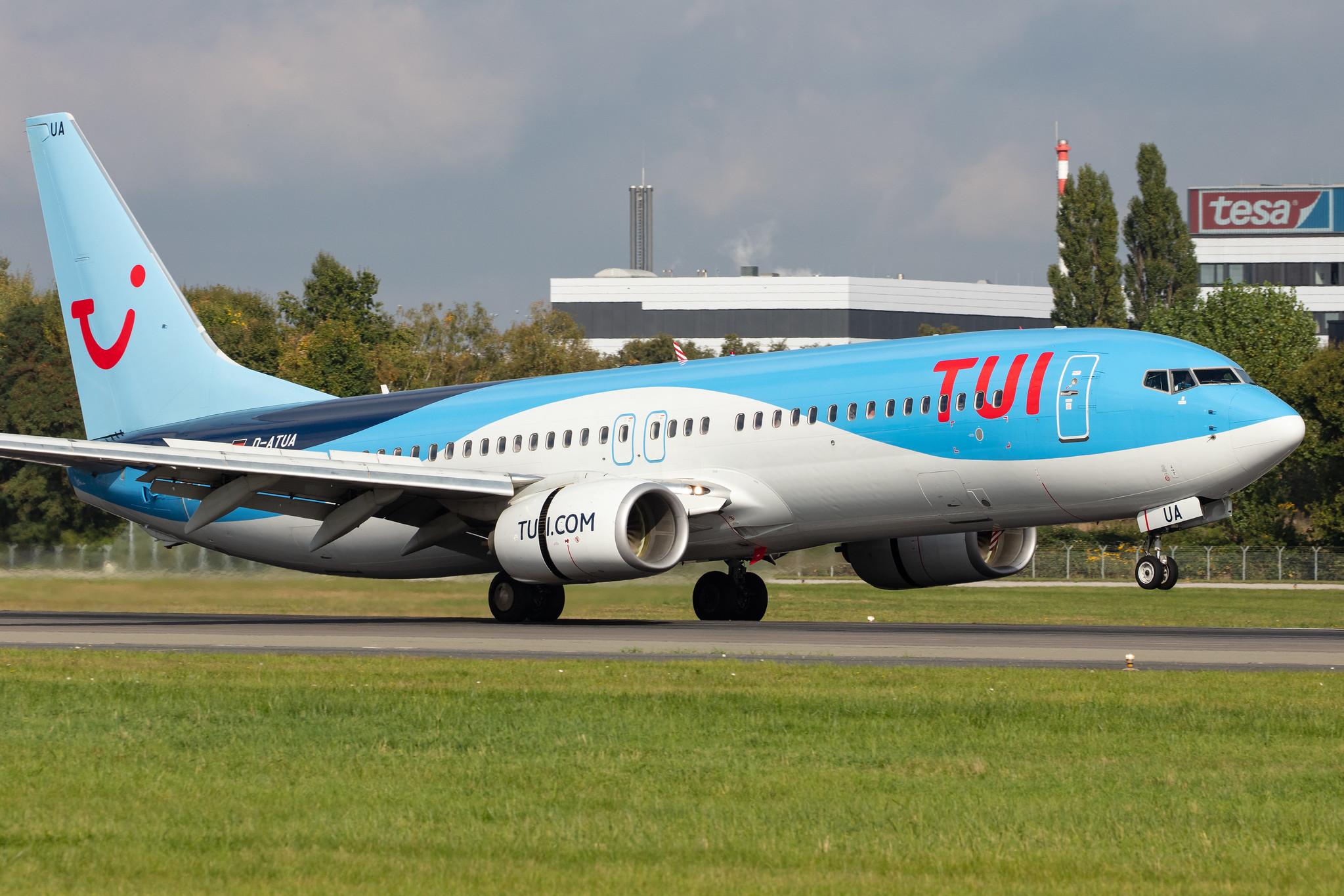 Hamburg Airport: TUI (X3 / TUI) | Operator: TUI fly |  Boeing 737-8K5 B738 | D-ATUA | MSN 37245
