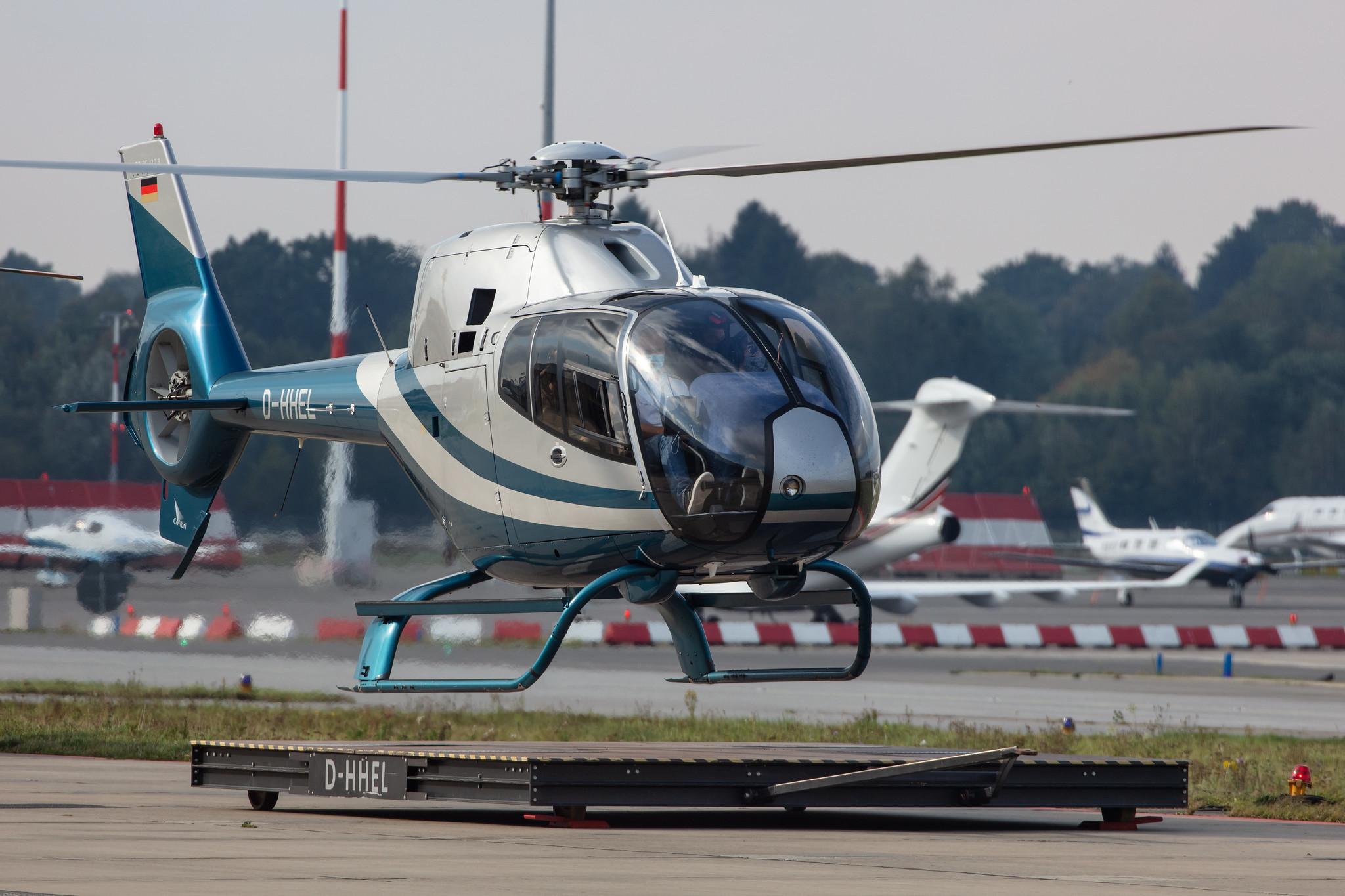 Hamburg Airport: Hanseatic Helicopter Service |  Eurocopter EC120B Corlibri EC20 | D-HHEL | MSN 1477