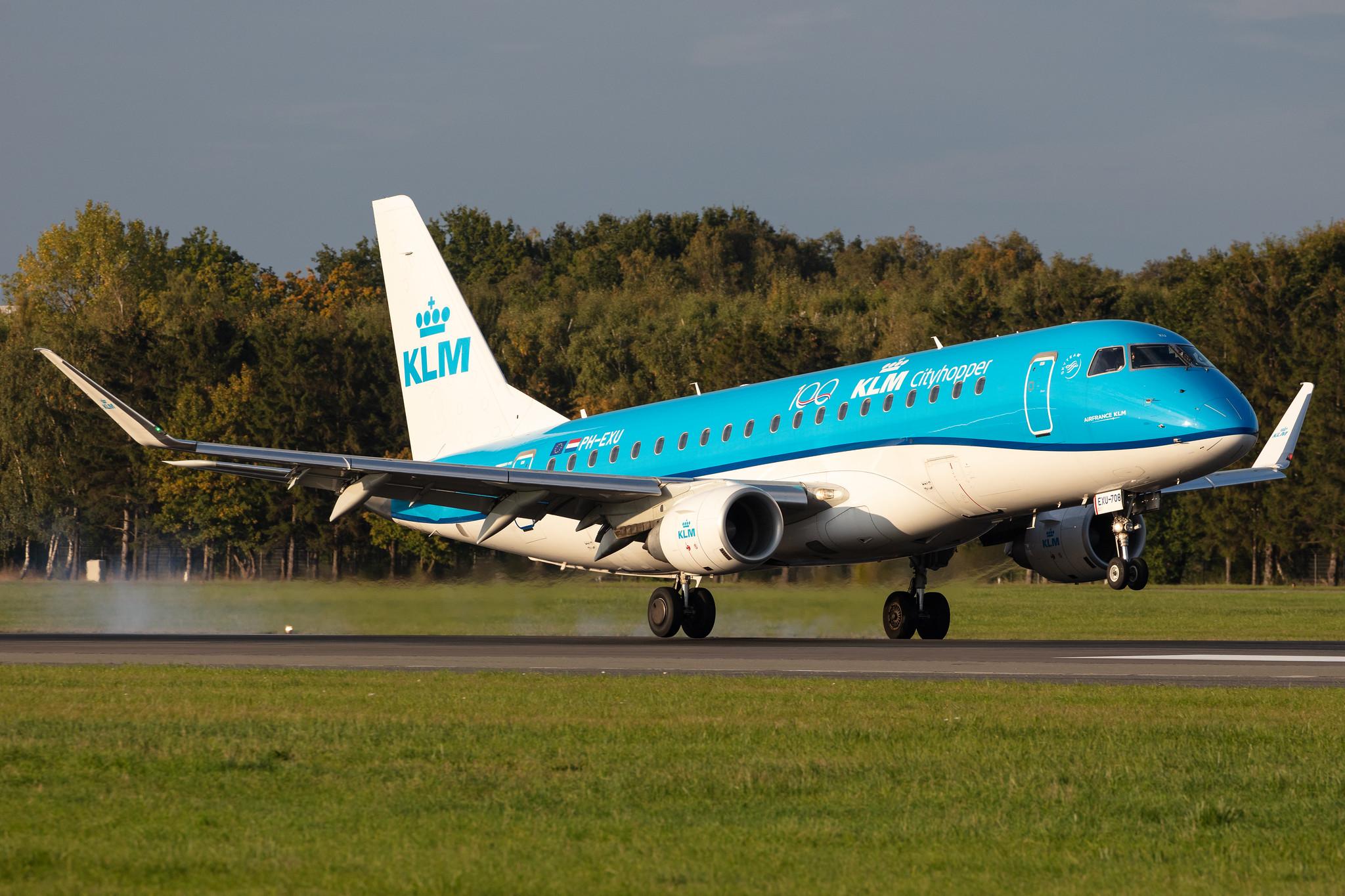 Hamburg Airport: KLM (KL / KLM) | Operator: KLM Cityhopper |  Embraer E175STD E75L | PH-EXU | MSN 17000708
