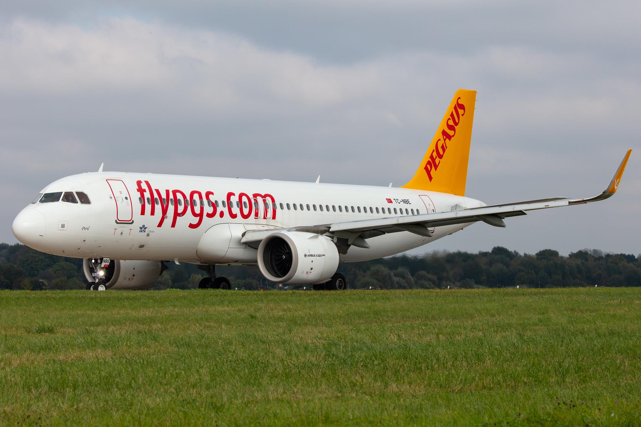 Hamburg Airport: Pegasus Airlines (PC / PGT) |  Airbus A320-251N A20N | TC-NBE | MSN 7380