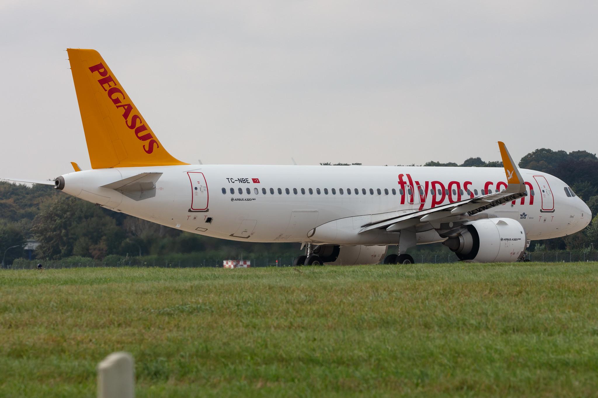 Hamburg Airport: Pegasus Airlines (PC / PGT) |  Airbus A320-251N A20N | TC-NBE | MSN 7380