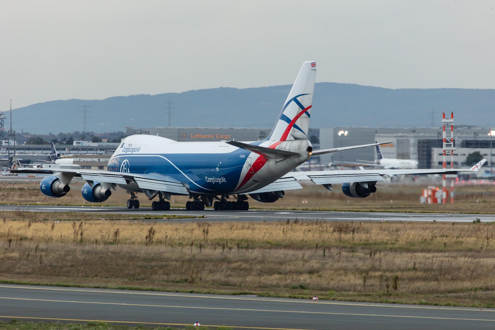 Frankfurt Airport: CargoLogicAir (P3 / CLU) |  Boeing 747-428F(ER) B744 | G-CLBA | MSN 32870