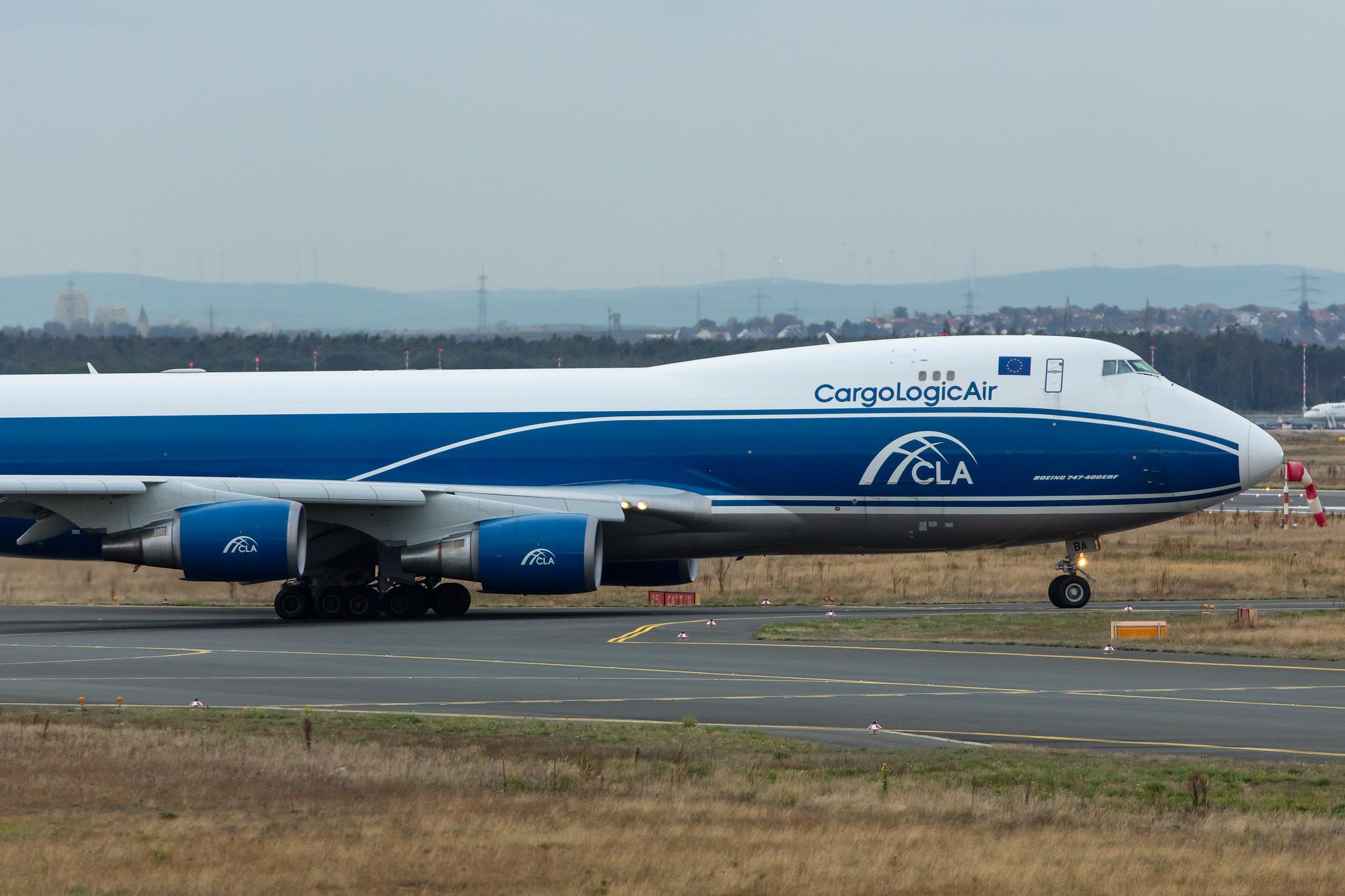 Frankfurt Airport: CargoLogicAir (P3 / CLU) |  Boeing 747-428F(ER) B744 | G-CLBA | MSN 32870