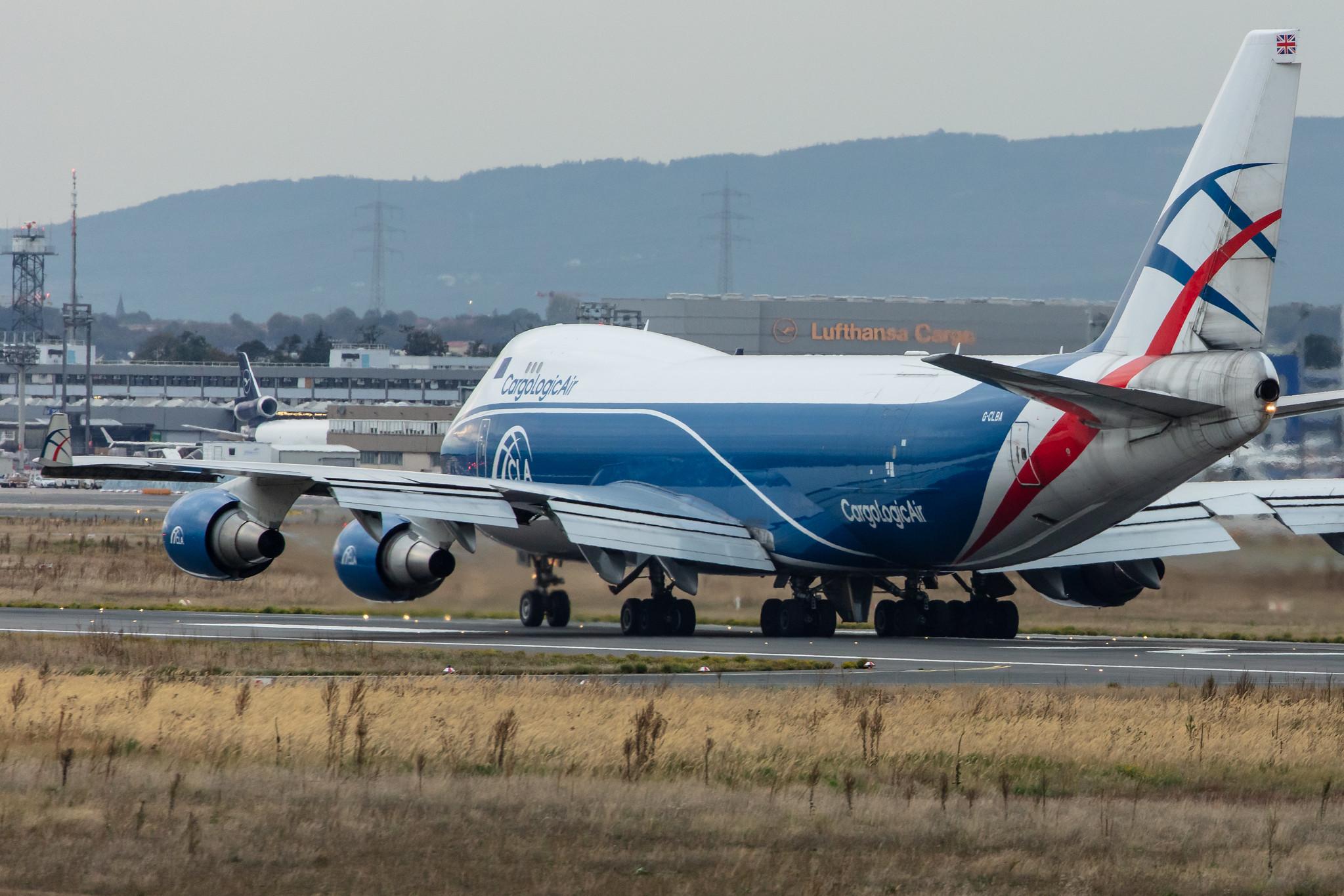 Frankfurt Airport: CargoLogicAir (P3 / CLU) |  Boeing 747-428F(ER) B744 | G-CLBA | MSN 32870