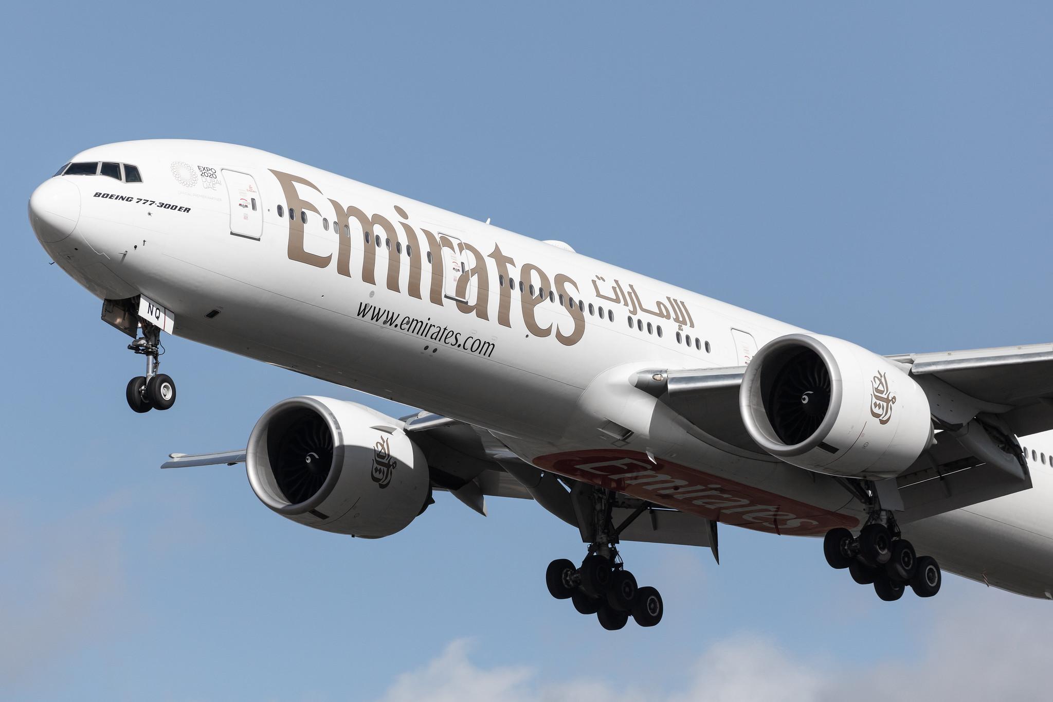 Frankfurt Airport: Emirates (EK / UAE) |  Boeing 777-31H(ER) B77W | A6-ENQ | MSN 41363