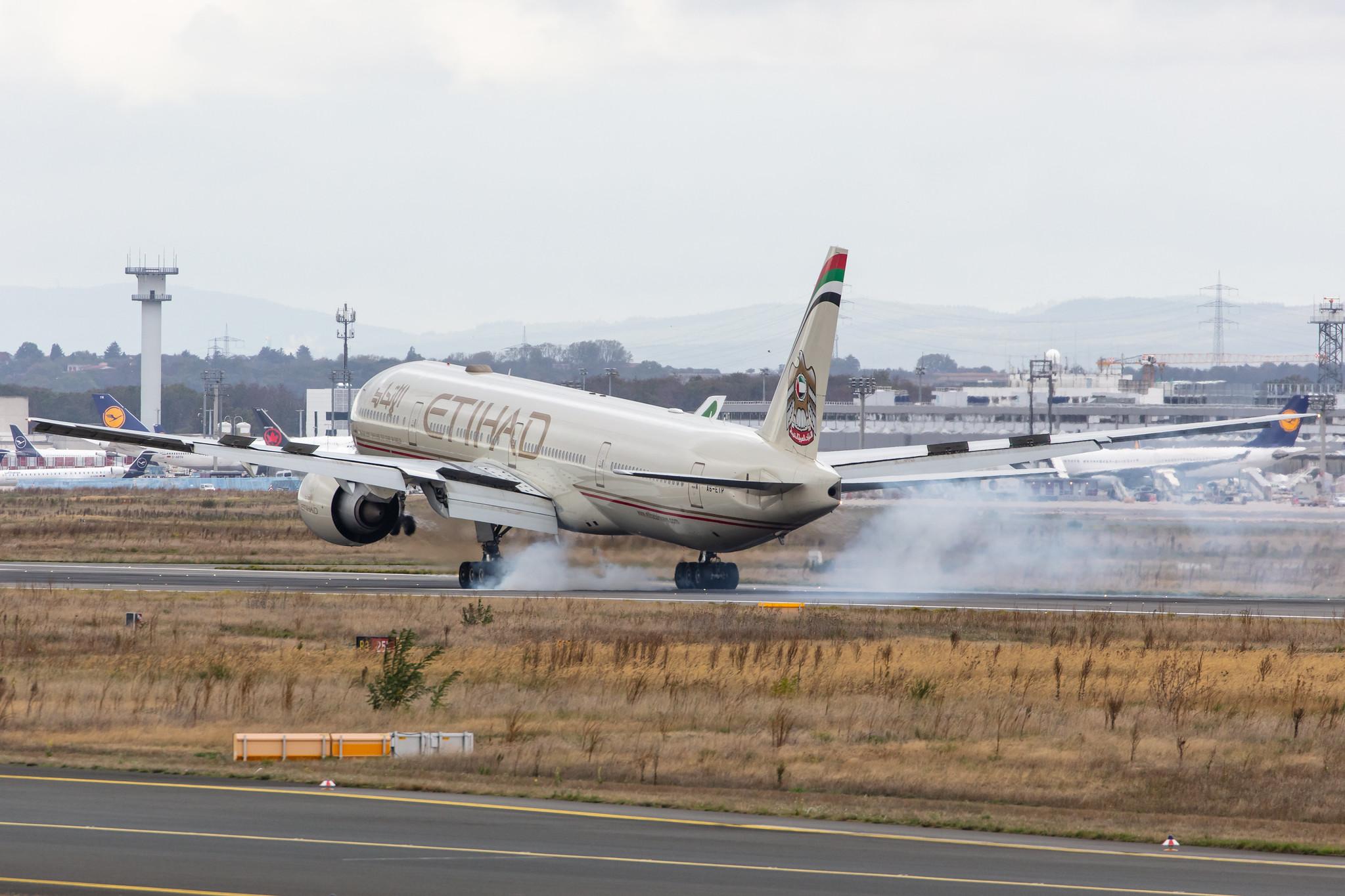 Frankfurt Airport: Etihad Airways (EY / ETD) |  Boeing 777-3FX(ER) B77W | A6-ETP | MSN 41699