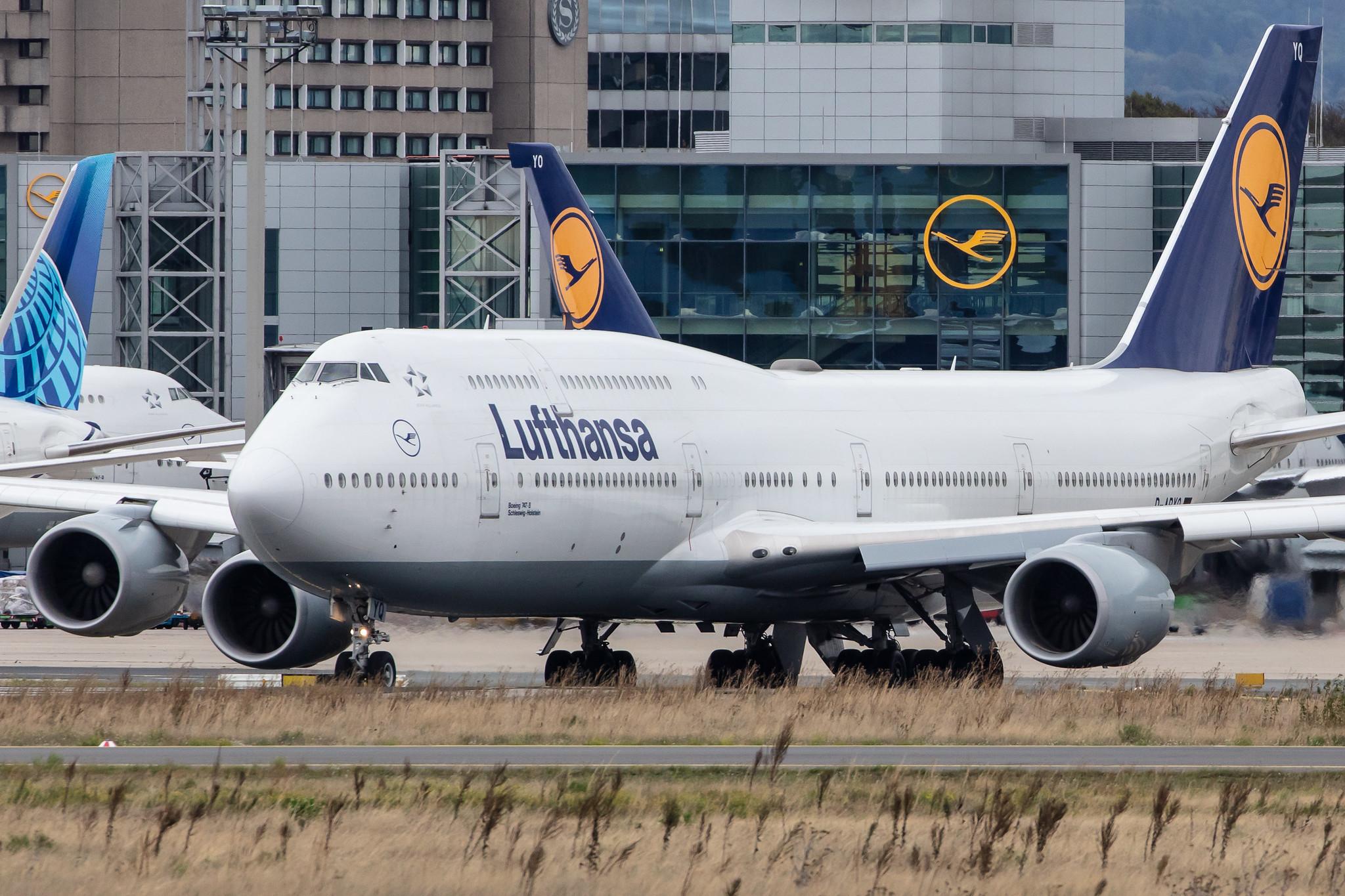 Frankfurt Airport: Lufthansa (LH / DLH) |  Boeing 747-830 B748 | D-ABYQ | MSN 37840