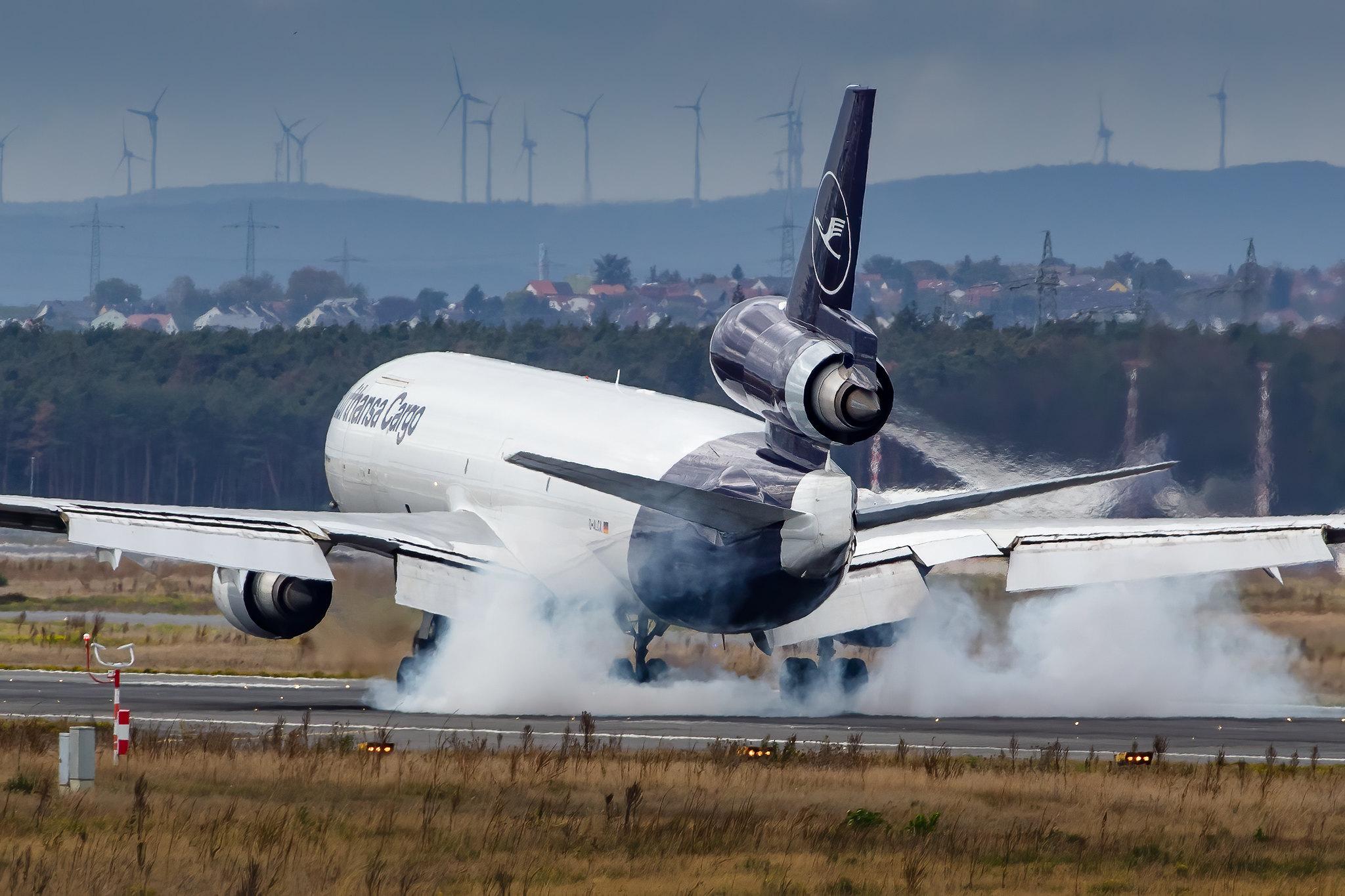 Frankfurt Airport: Lufthansa Cargo (/ GEC) |  McDonnell Douglas MD-11F MD11 | D-ALCA | MSN 48781