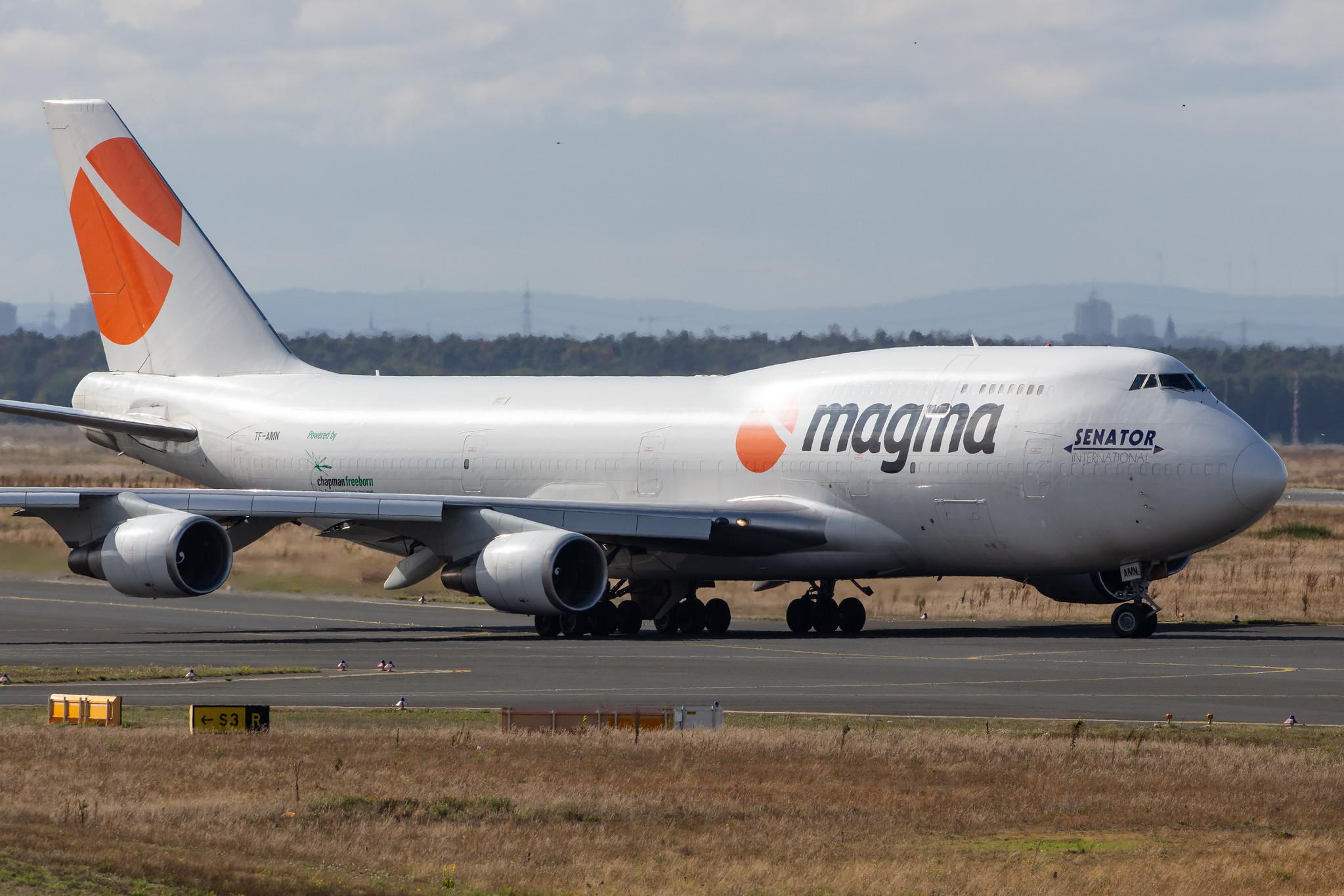 Frankfurt Airport: Magma Aviation (CC / ABD) | Operator: Air Atlanta Icelandic |  Boeing 747-4F6(BDSF) B744 | TF-AMN | MSN 27602