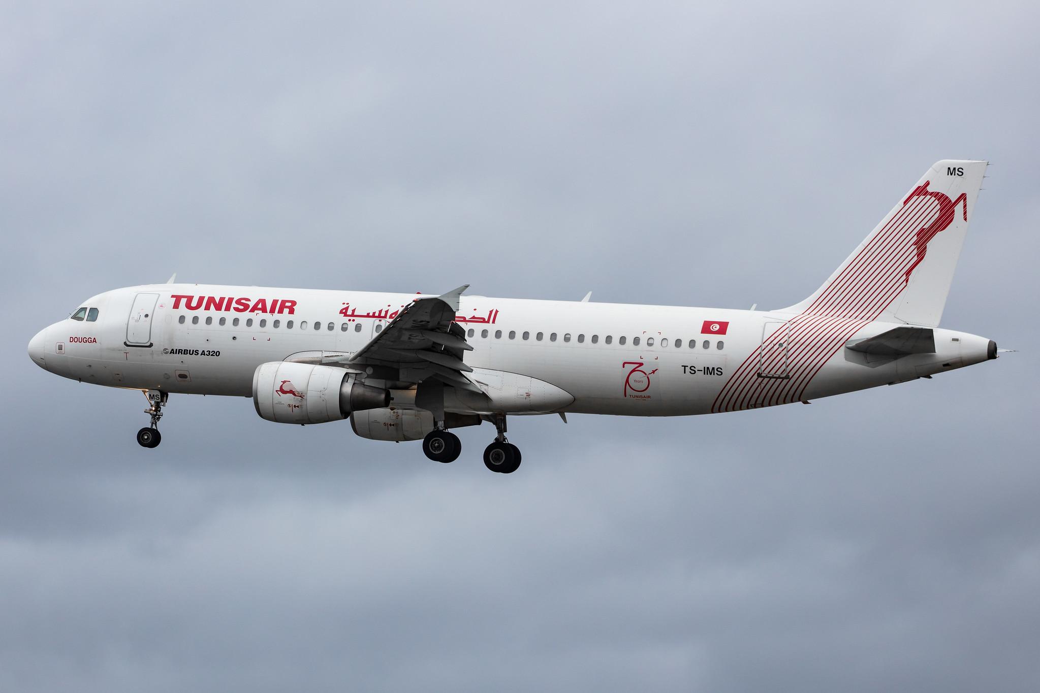Frankfurt Airport: Tunisair (TU / TAR) |  Airbus A320-214 A320 | TS-IMS | MSN 4689