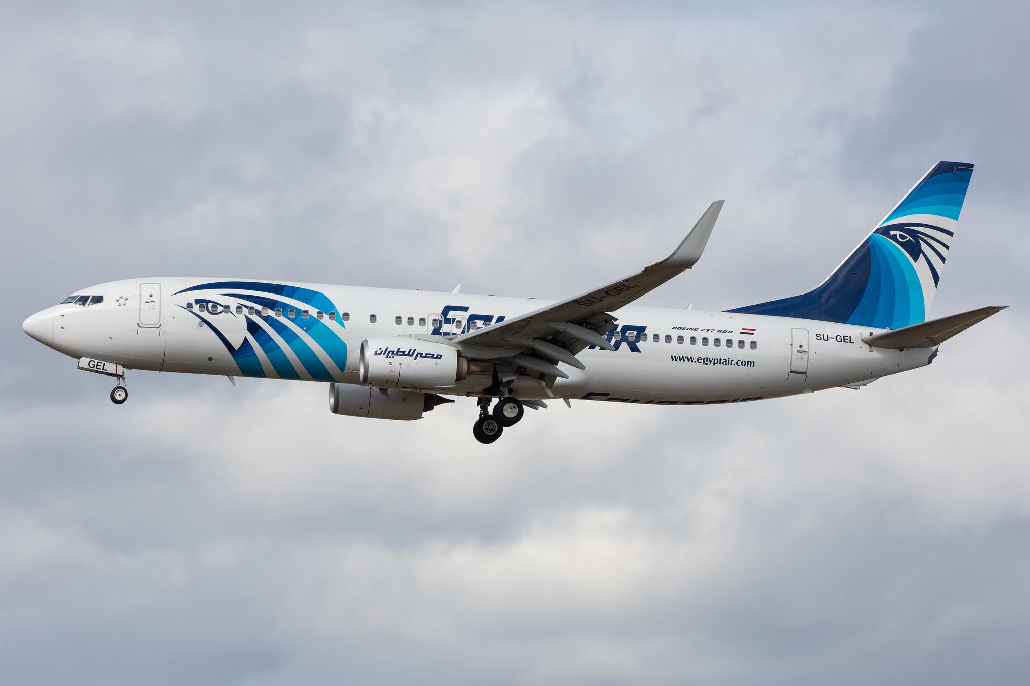Frankfurt Airport: EgyptAir (MS / MSR) |  Boeing 737-866 B738 | SU-GEL | MSN 63804