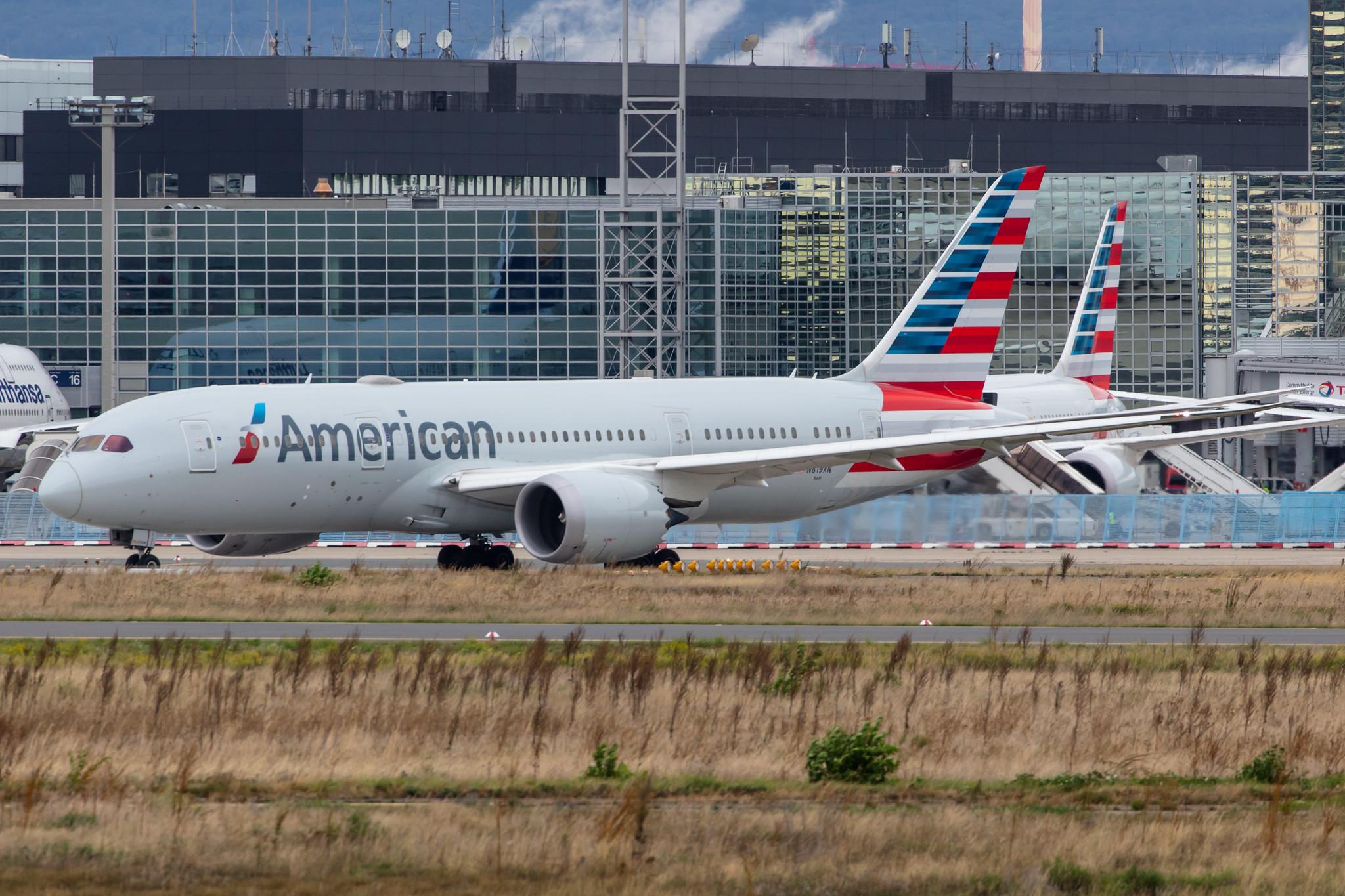 Frankfurt Airport: American Airlines (AA / AAL) |  Boeing 787-8 Dreamliner B788 | N819AN | MSN 40637