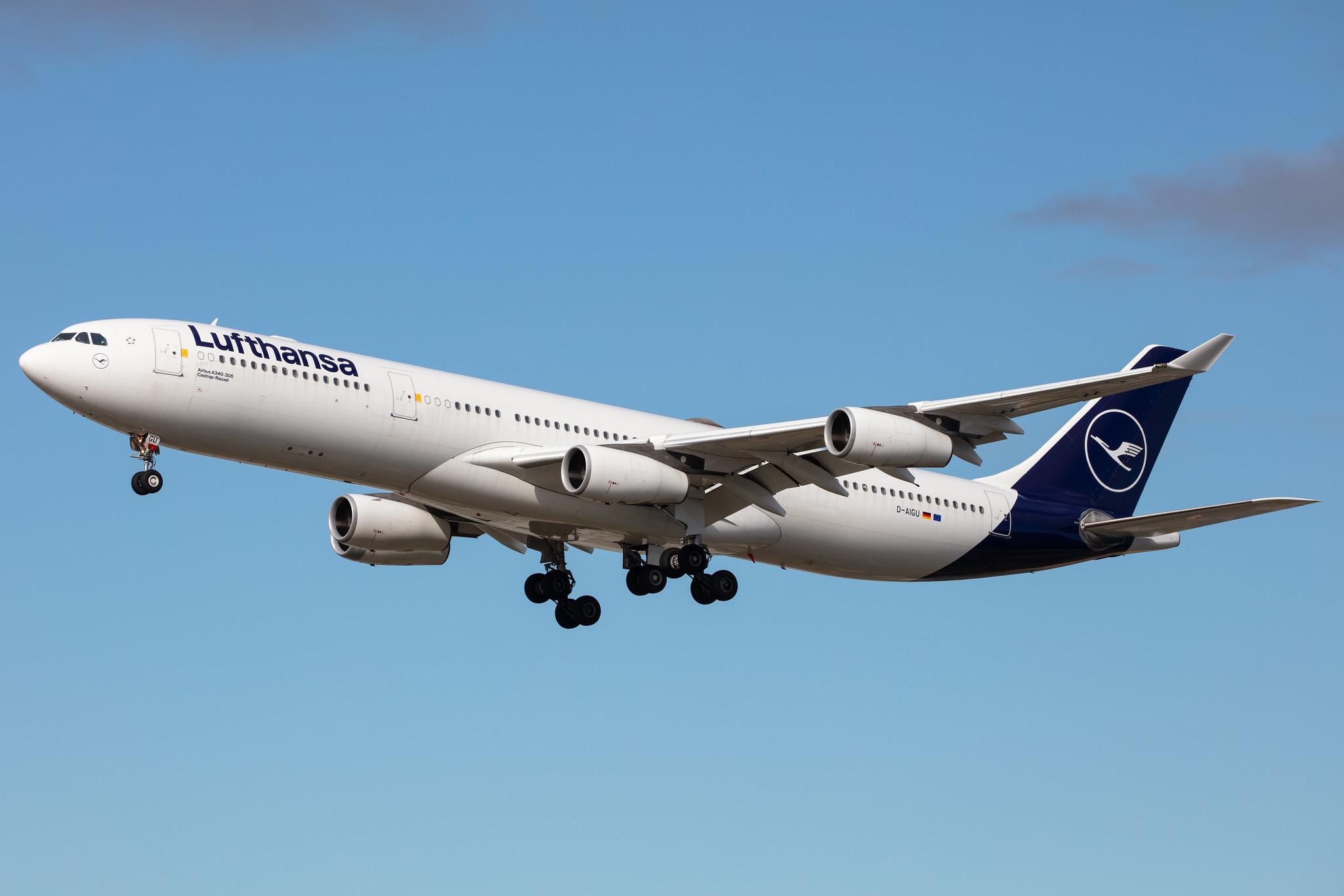 Frankfurt Airport: Lufthansa (LH / DLH) |  Airbus A340-313 A343 | D-AIGU | MSN 0321