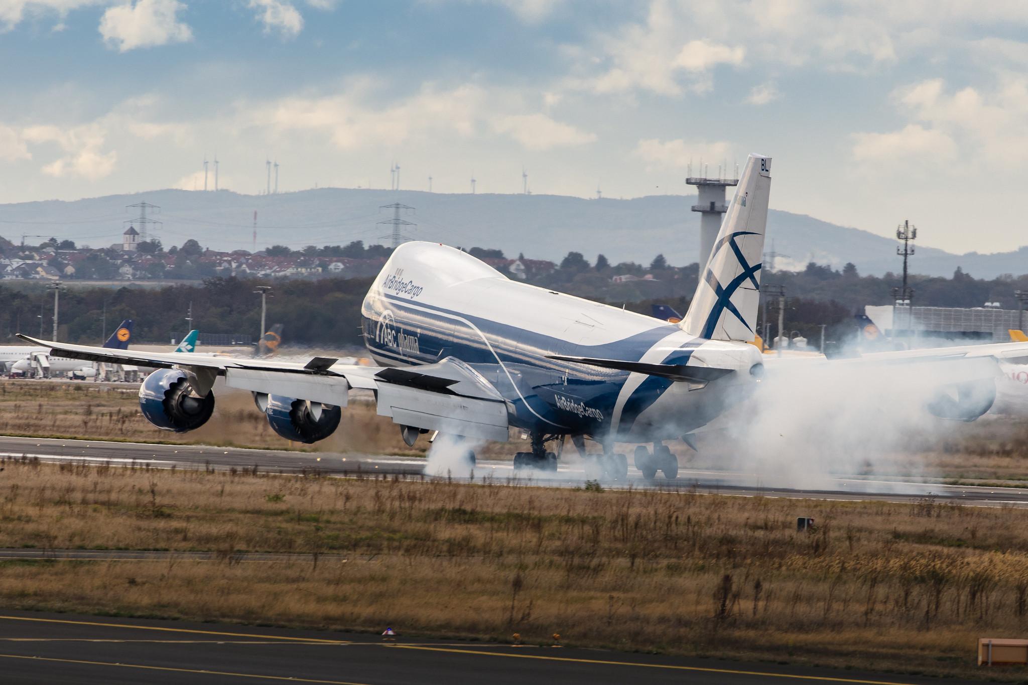 Frankfurt Airport: AirBridgeCargo (RU / ABW) | Operator: AirBridgeCargo Airlines |  Boeing 747-87U(F) B748 | VP-BBL | MSN 63378
