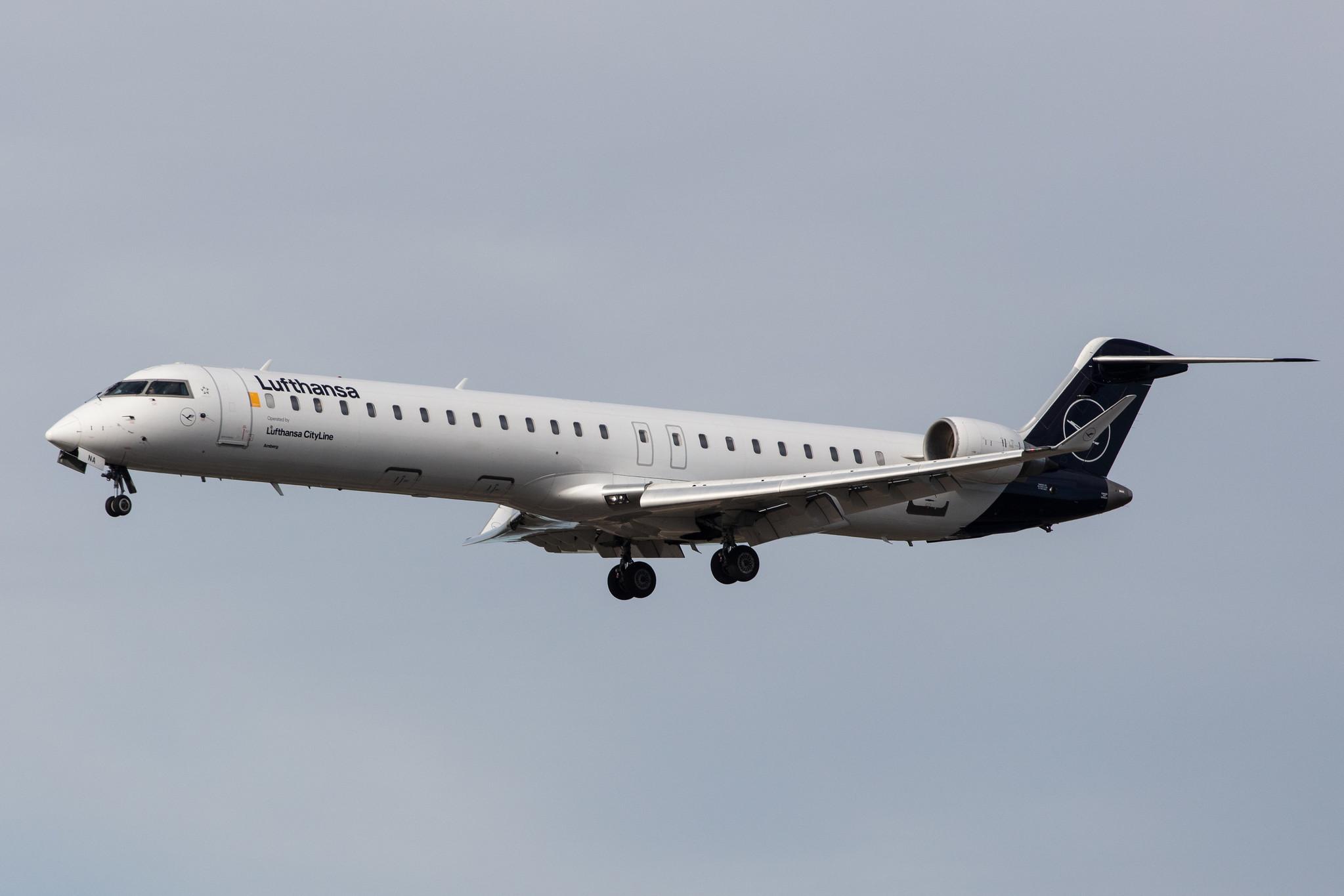Frankfurt Airport: Lufthansa (LH / DLH) | Operator: Lufthansa CityLine |  Mitsubishi CRJ-900LR CRJ9 | D-ACNA | MSN 15229