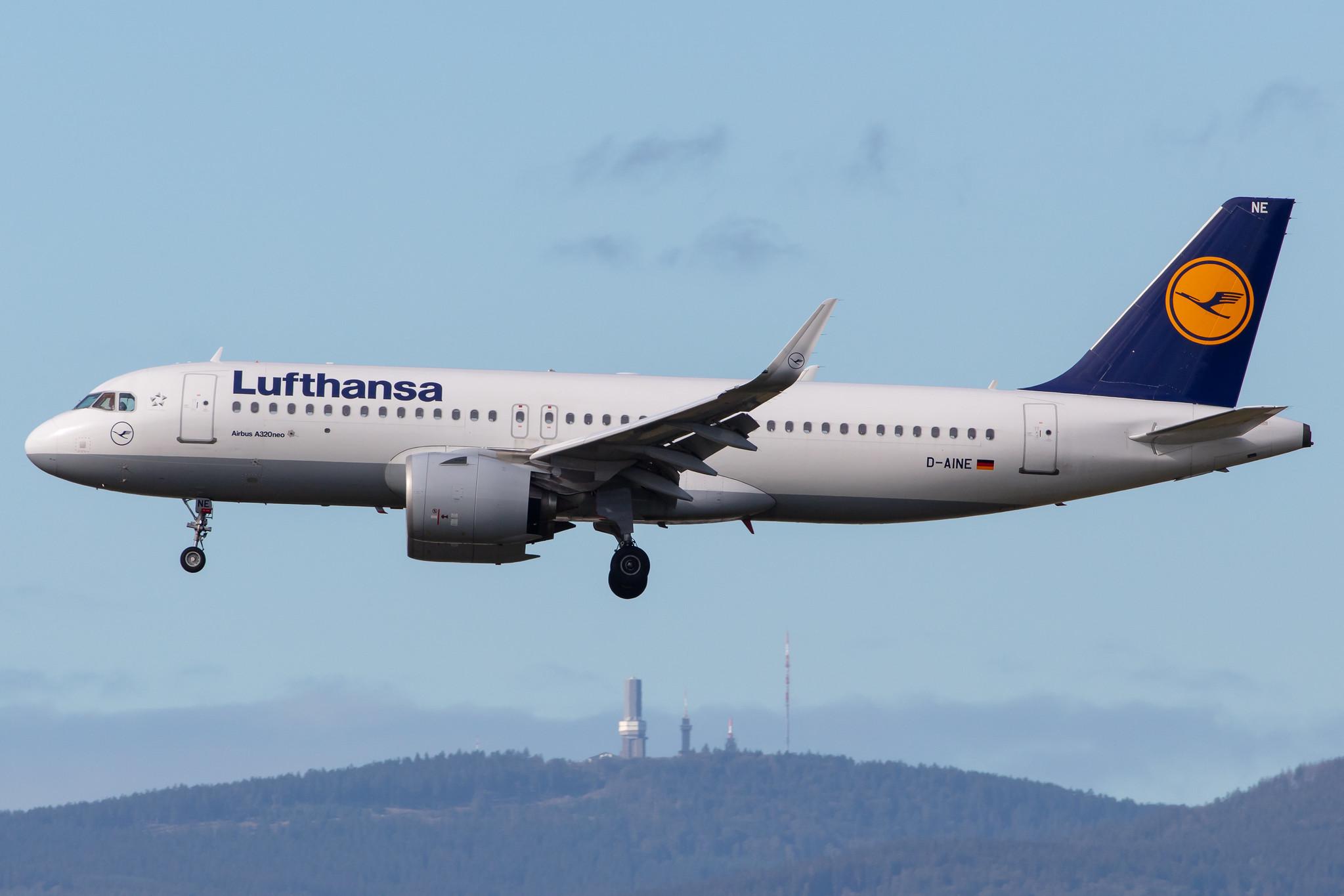 Frankfurt Airport: Lufthansa (LH / DLH) |  Airbus A320-271N A20N | D-AINE | MSN 7103