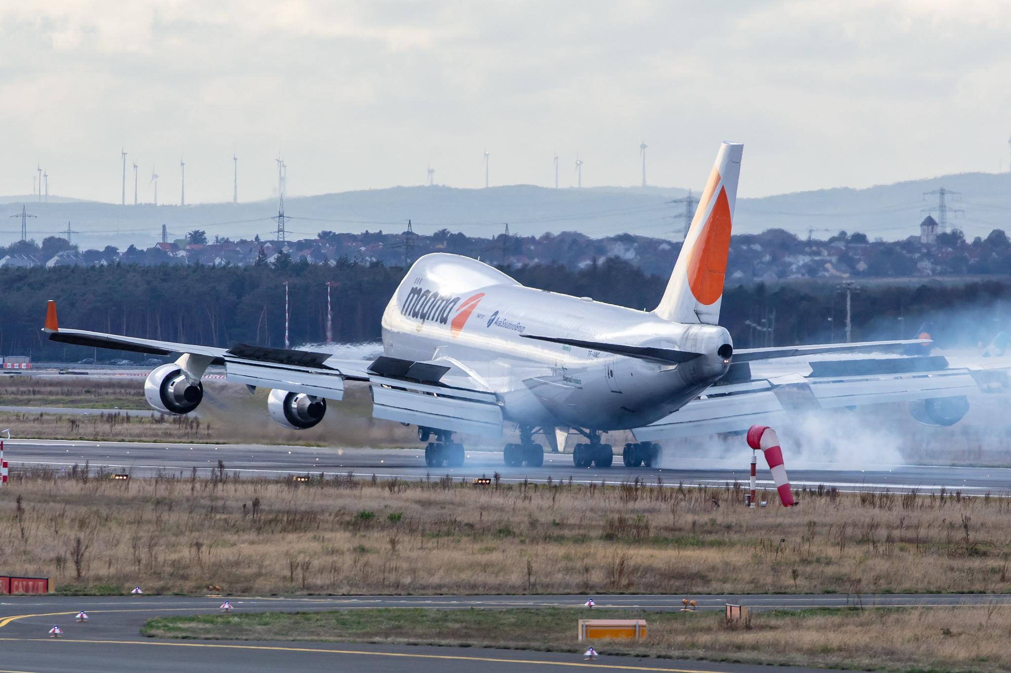Frankfurt Airport: Magma Aviation (CC / ABD) | Operator: Air Atlanta Icelandic |  Boeing 747-412F B744 | TF-AMC | MSN 26563
