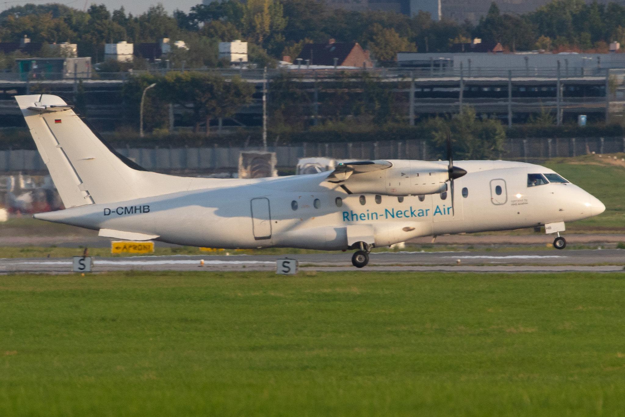 Hamburg Airport: Rhein-Neckar Air (M2 / MHV) | Operator: MHS Aviation |  Dornier 328-110 D328 | D-CMHB | MSN 3110