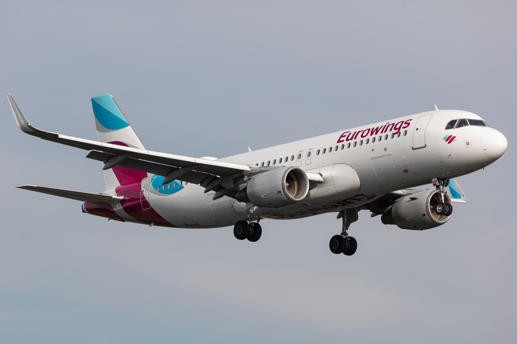 Hamburg Airport: Eurowings (EW / EWG) |  Airbus A320-214 A320 | D-AEWF | MSN 7087