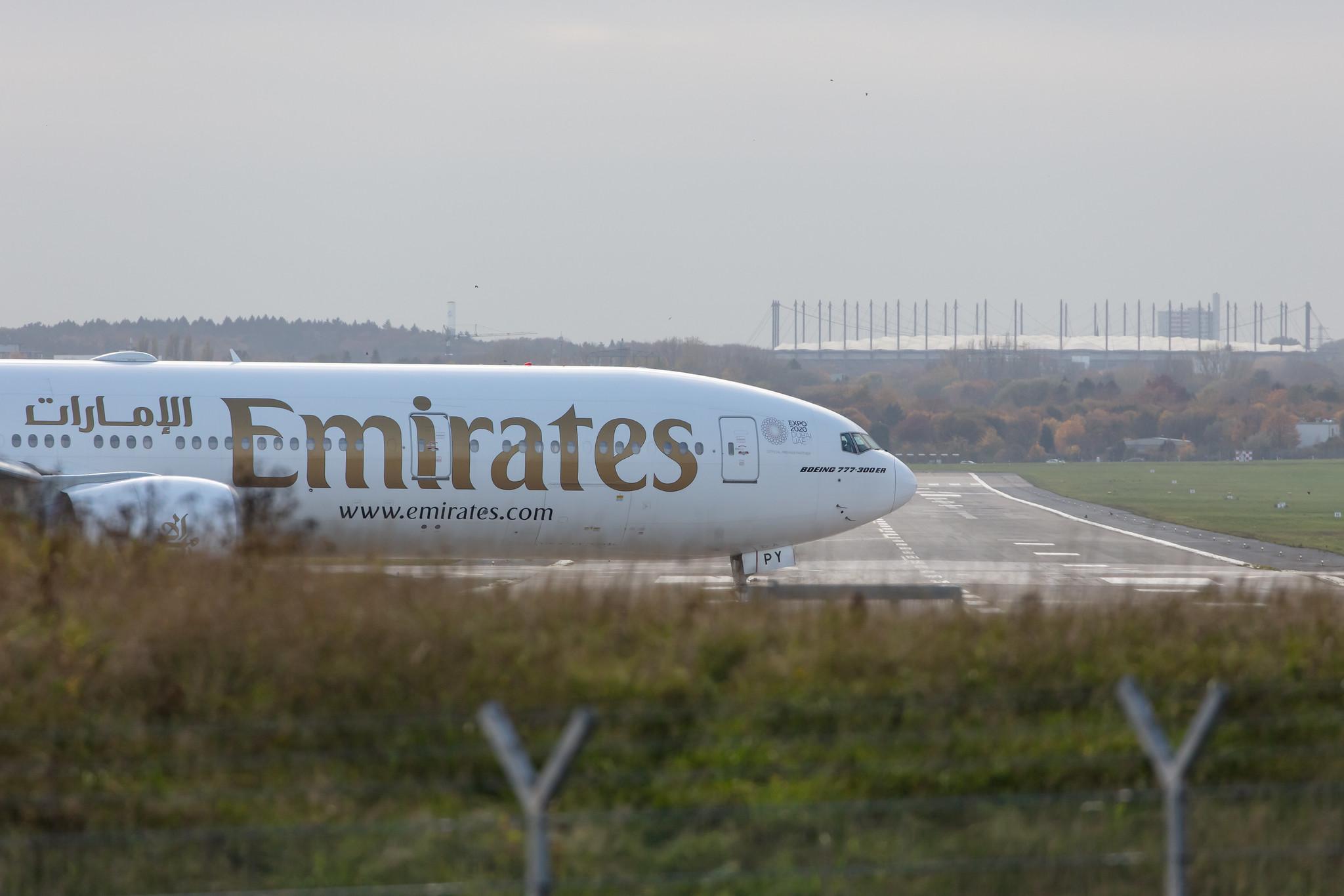Hamburg Airport: Emirates (EK / UAE) |  Boeing 777-31H(ER) B77W | A6-EPY | MSN 42344