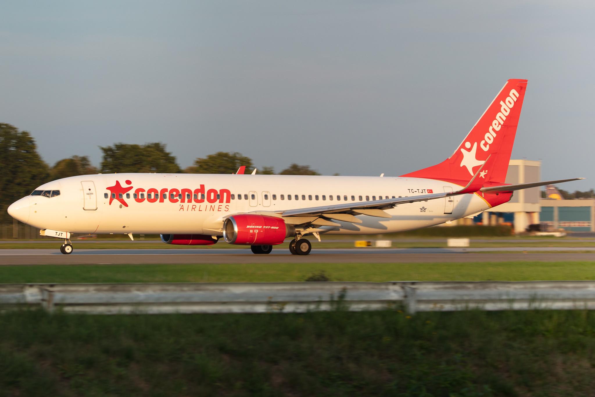Hamburg Airport: Corendon Airlines (XC / CAI) |  Boeing 737-8HC B738 | TC-TJT | MSN 36529