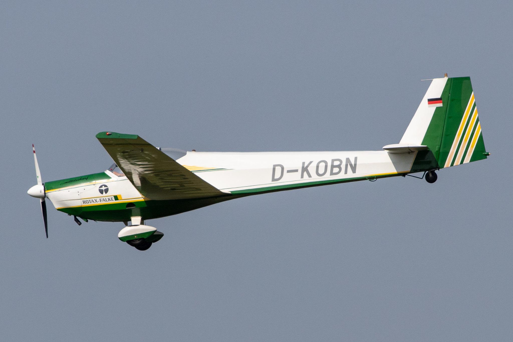 Hamburg Airport: Private owner |  Scheibe SF-25C Falke SF25 | D-KOBN | MSN 44609