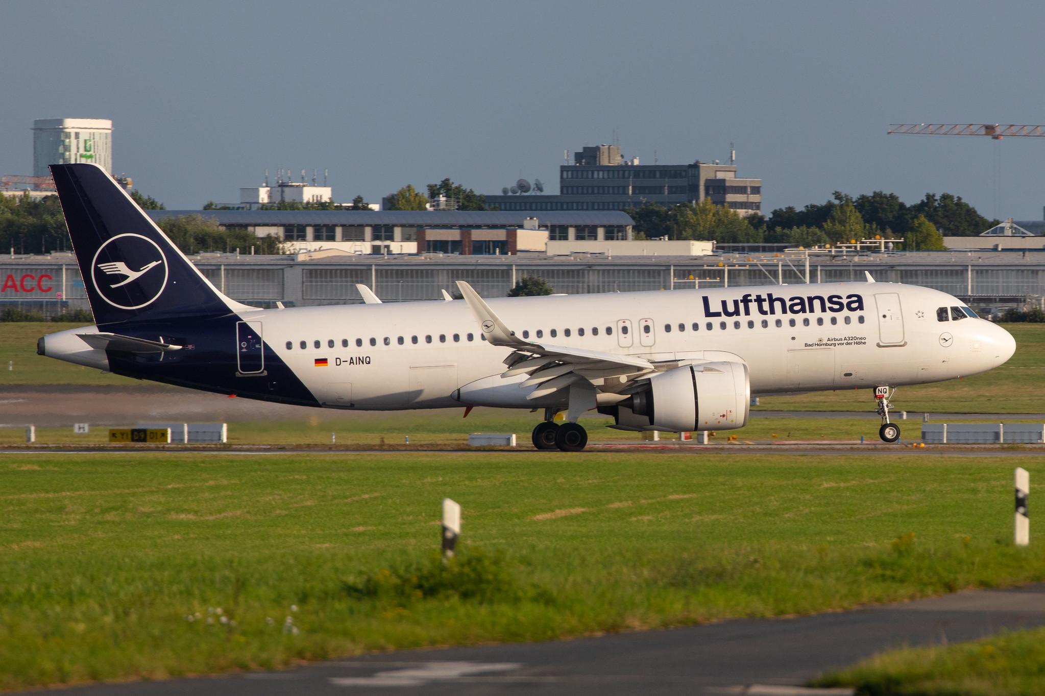 Hamburg Airport: Lufthansa (LH / DLH) |  Airbus A320-271N A20N | D-AINQ | MSN 8870