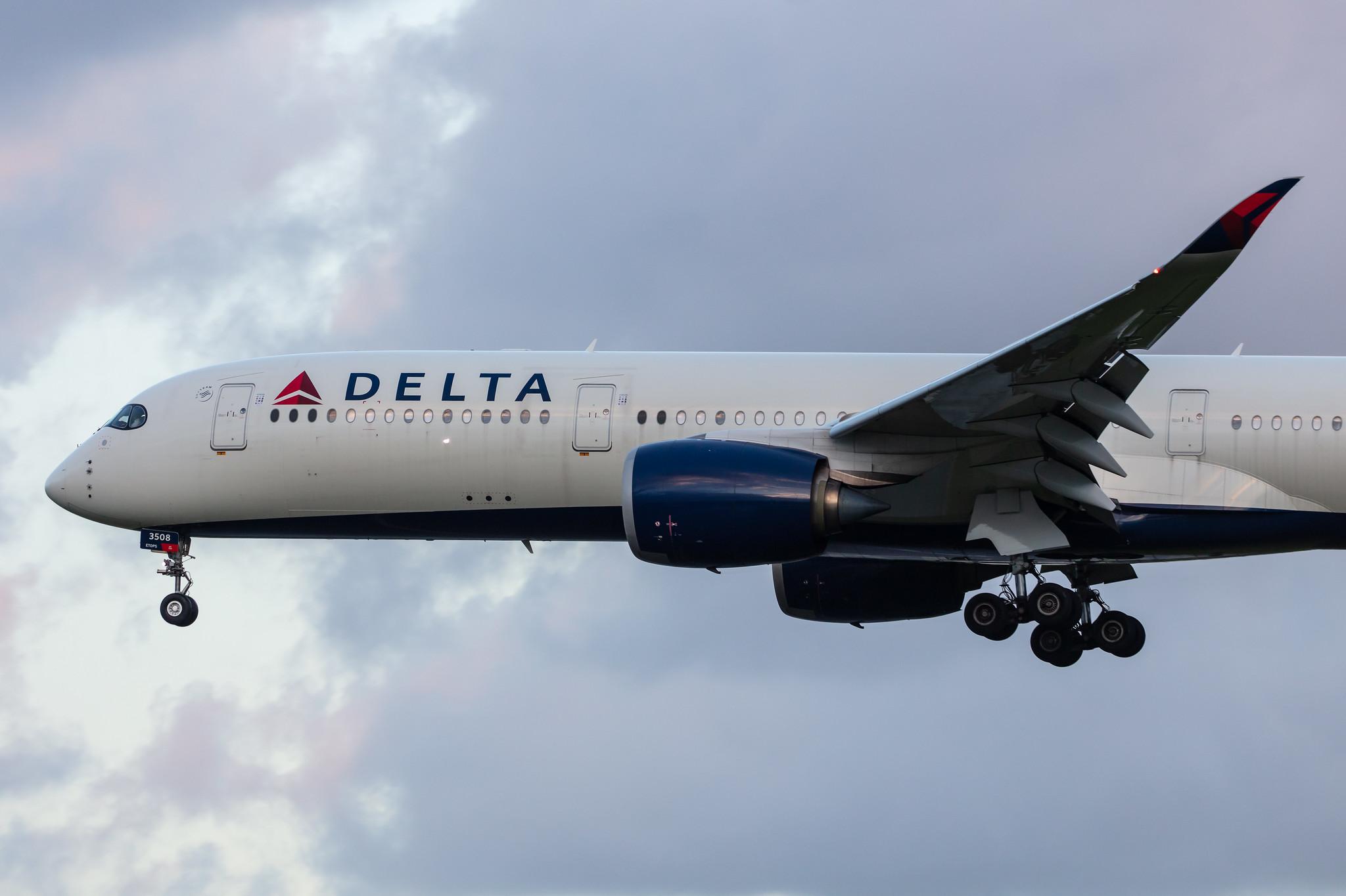 Amsterdam Airport Schiphol: Delta Air Lines (DL / DAL) |  Airbus A350-941 A359 | N508DN | MSN 190
