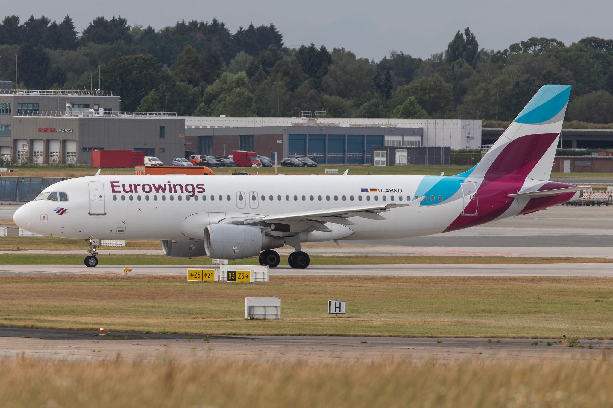 Hamburg Airport: Eurowings (EW / EWG) |  Airbus A320-214 A320 | D-ABNU | MSN 2591