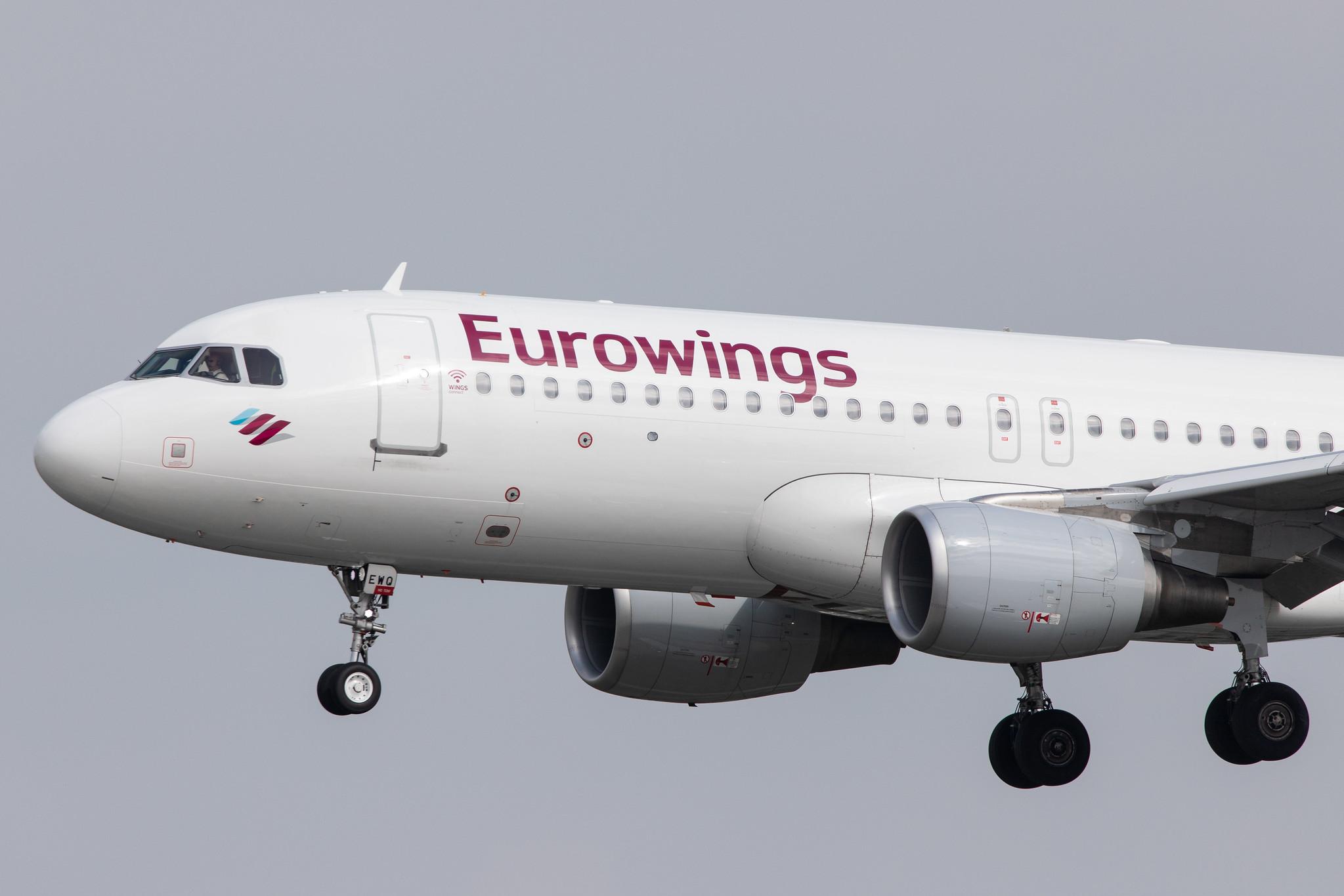 Hamburg Airport: Eurowings (EW / EWG) |  Airbus A320-214 A320 | D-AEWQ | MSN 7398