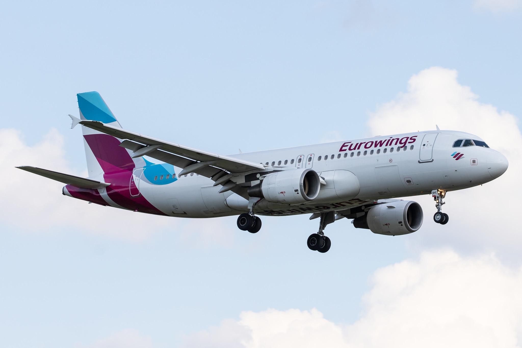 Hamburg Airport: Eurowings (EW / EWG) |  Airbus A320-214 A320 | D-ABHC | MSN 3594