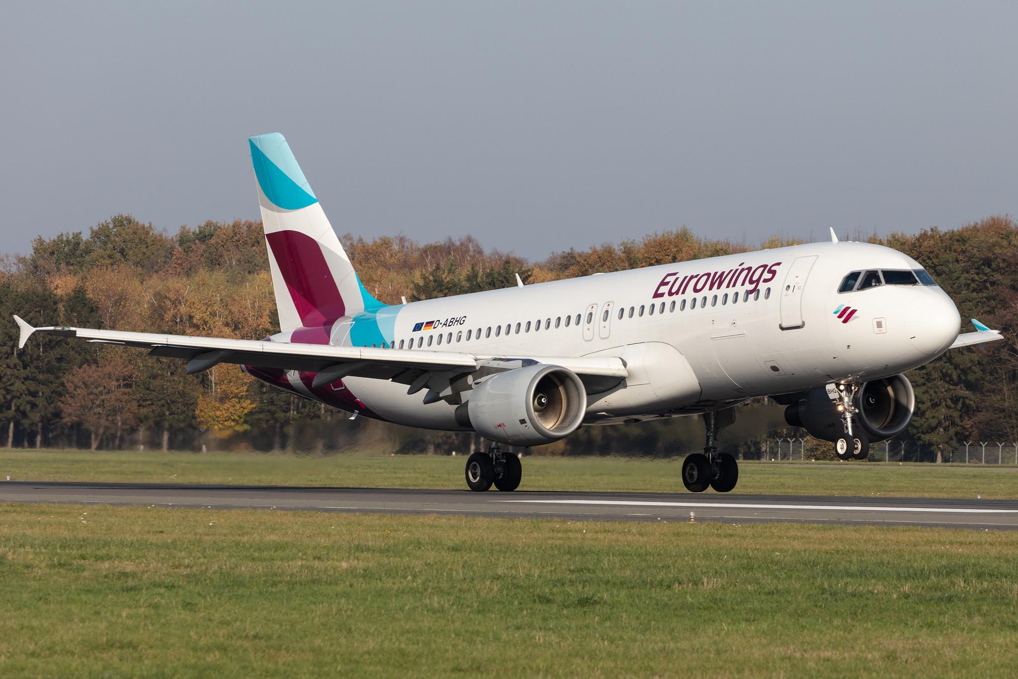 Hamburg Airport: Eurowings (EW / EWG) |  Airbus A320-214 A320 | D-ABHG | MSN 2867