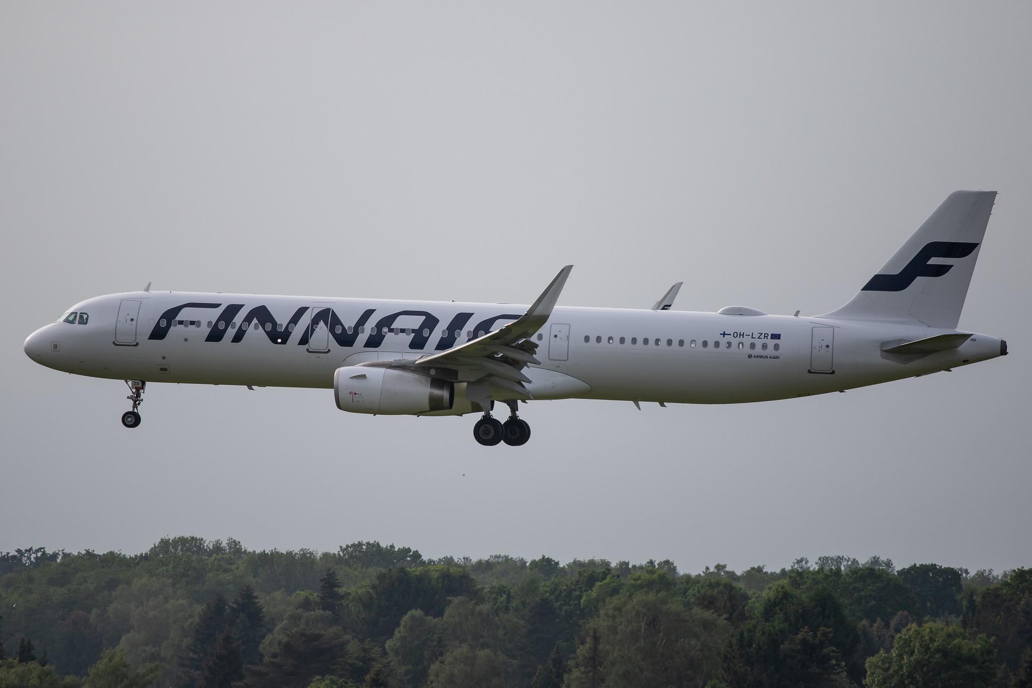 Hamburg Airport: Finnair (AY / FIN) |  Airbus A321-231 A321 | OH-LZR | MSN 7981