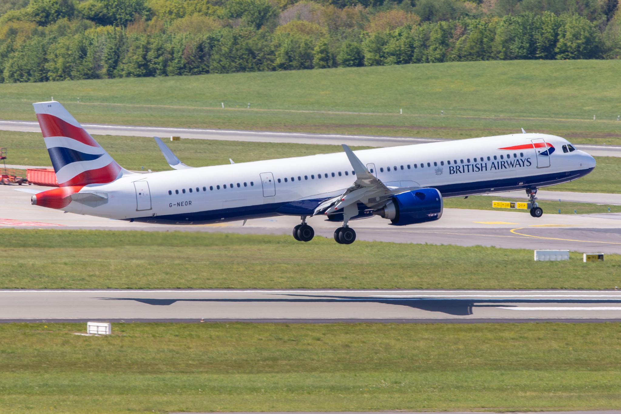 Hamburg Airport: British Airways (BA / BAW) |  Airbus A321-251NX A21N | G-NEOR | MSN 8526