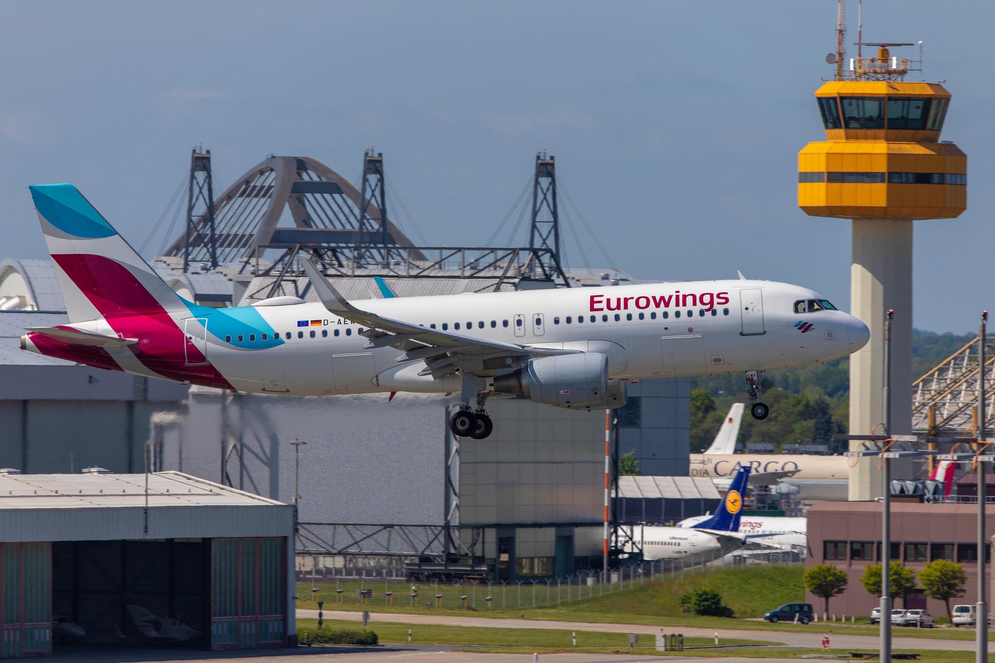 Hamburg Airport: Eurowings (EW / EWG) |  Airbus A320-214 A320 | D-AEWF | MSN 7087