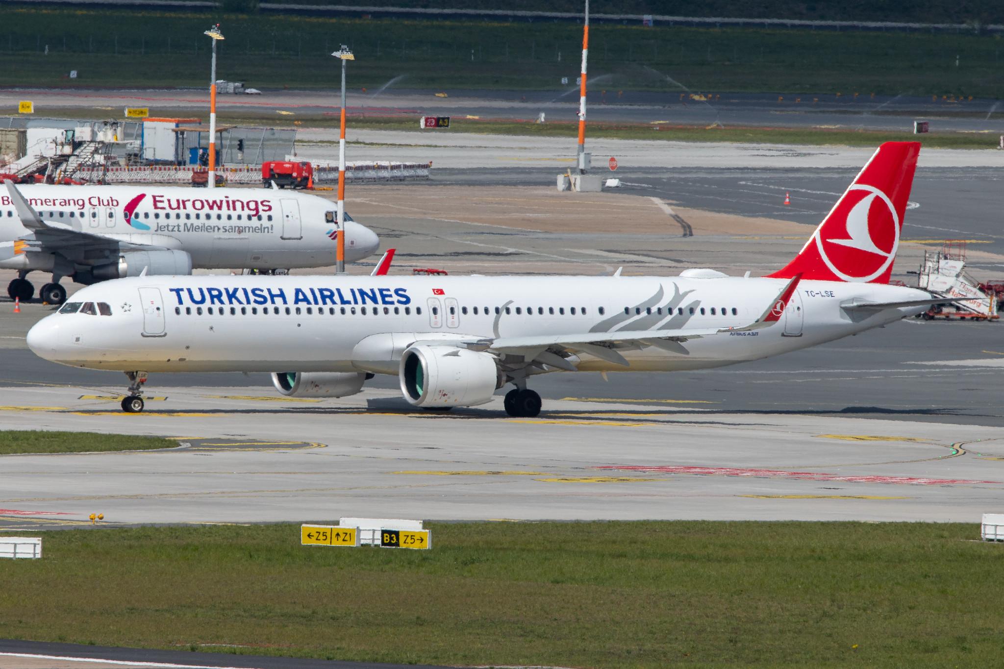 Hamburg Airport: Turkish Airlines (TK / THY) |  Airbus A321-271NX A21N | TC-LSE | MSN 8732