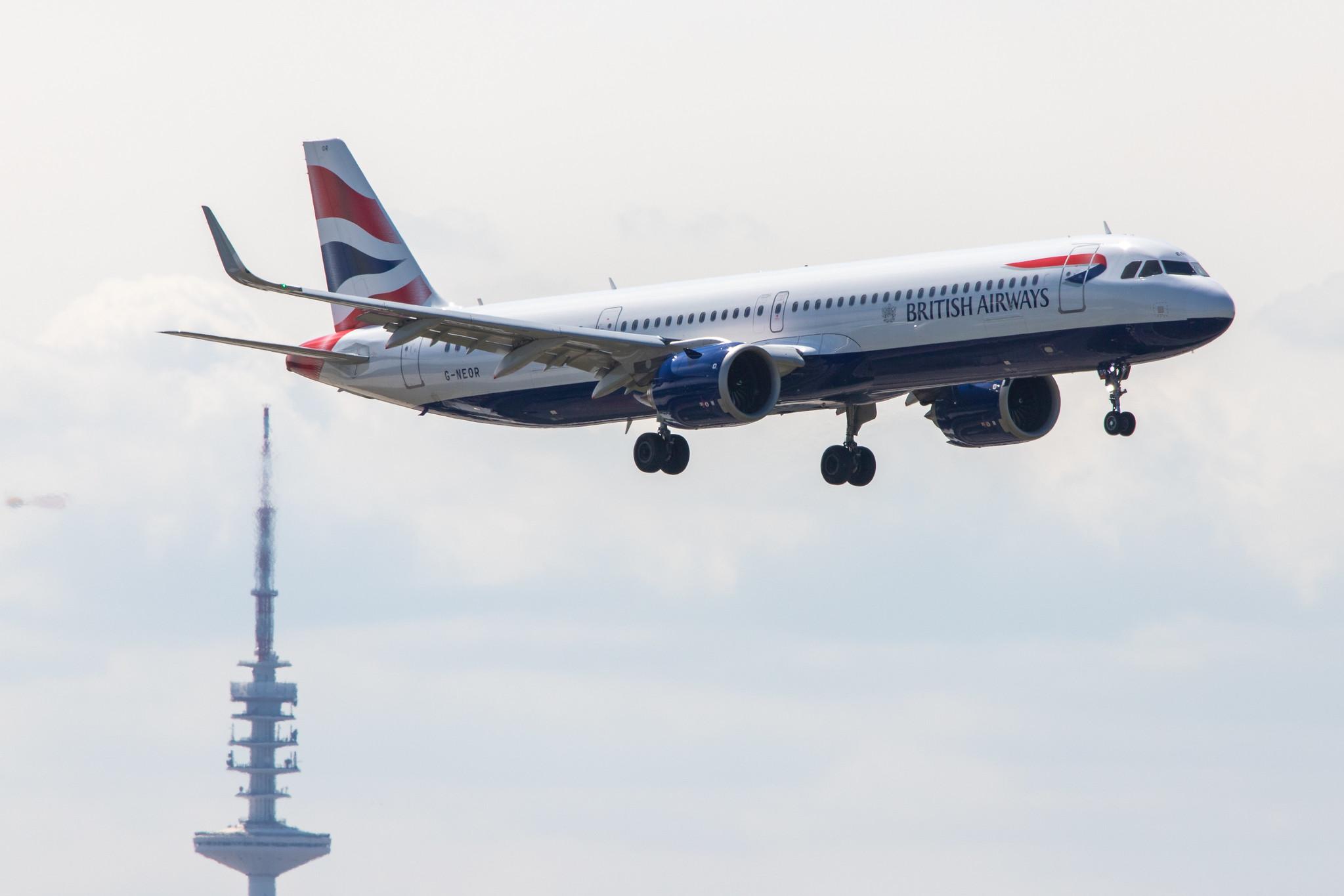 Hamburg Airport: British Airways (BA / BAW) |  Airbus A321-251NX A21N | G-NEOR | MSN 8526