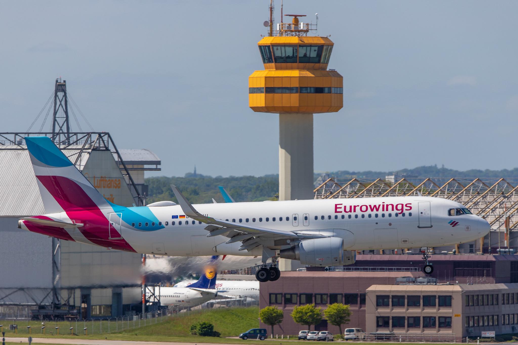 Hamburg Airport: Eurowings (EW / EWG) |  Airbus A320-214 A320 | D-AEWU | MSN 7513