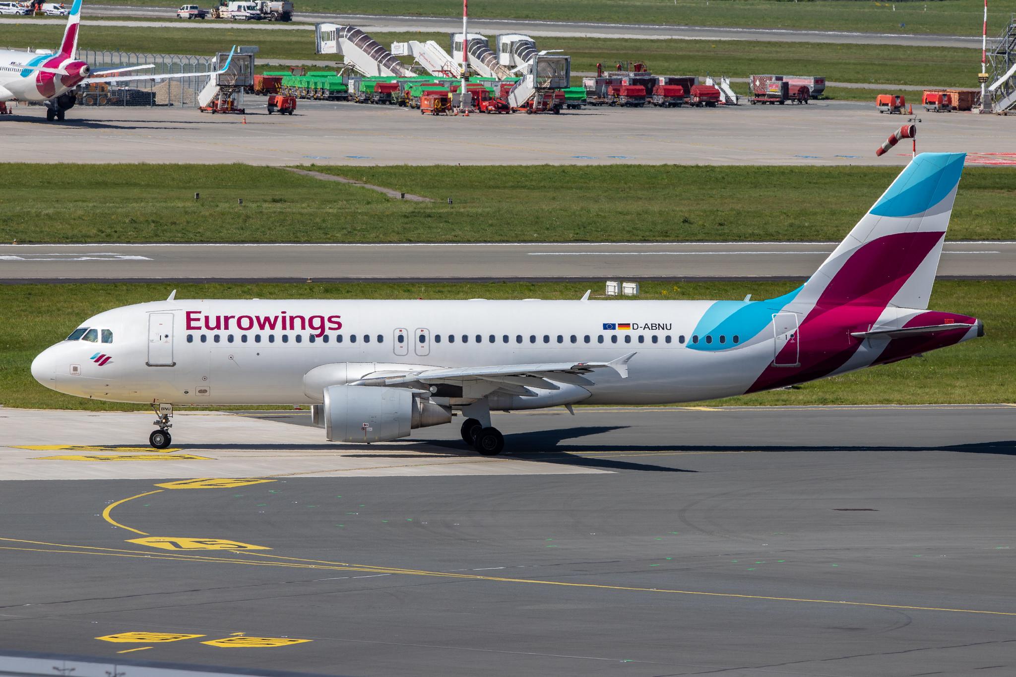 Hamburg Airport: Eurowings (EW / EWG) |  Airbus A320-214 A320 | D-ABNU | MSN 2591