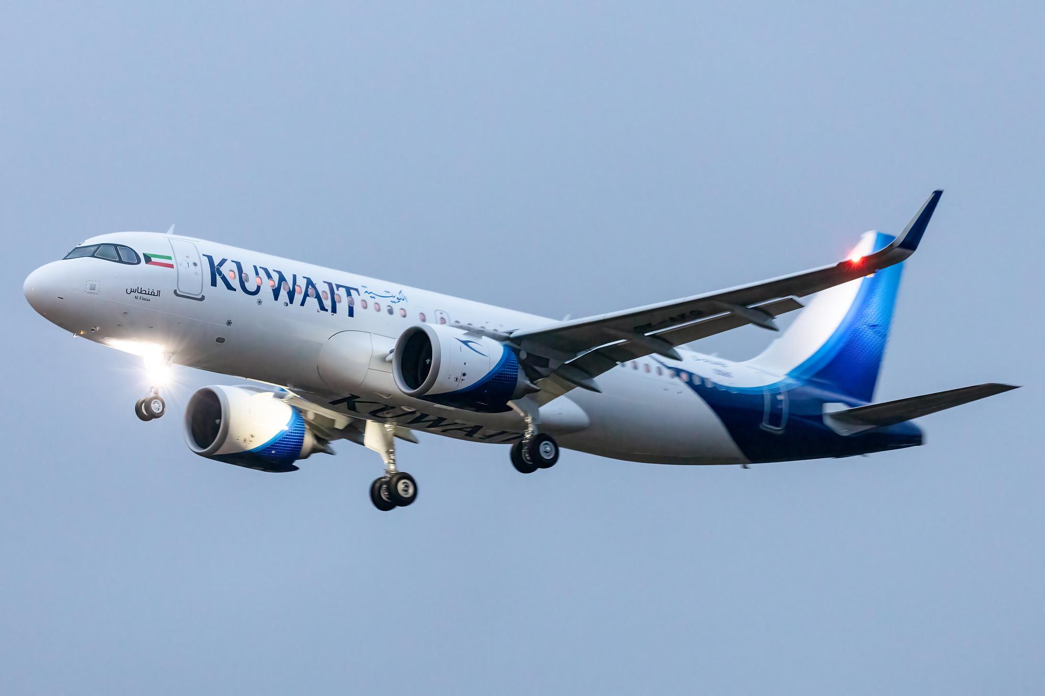Hamburg Airport: Kuwait Airways (KU / KAC) |  Airbus A320-251N A20N | D-AUAB (9K-AKQ) | MSN 10060