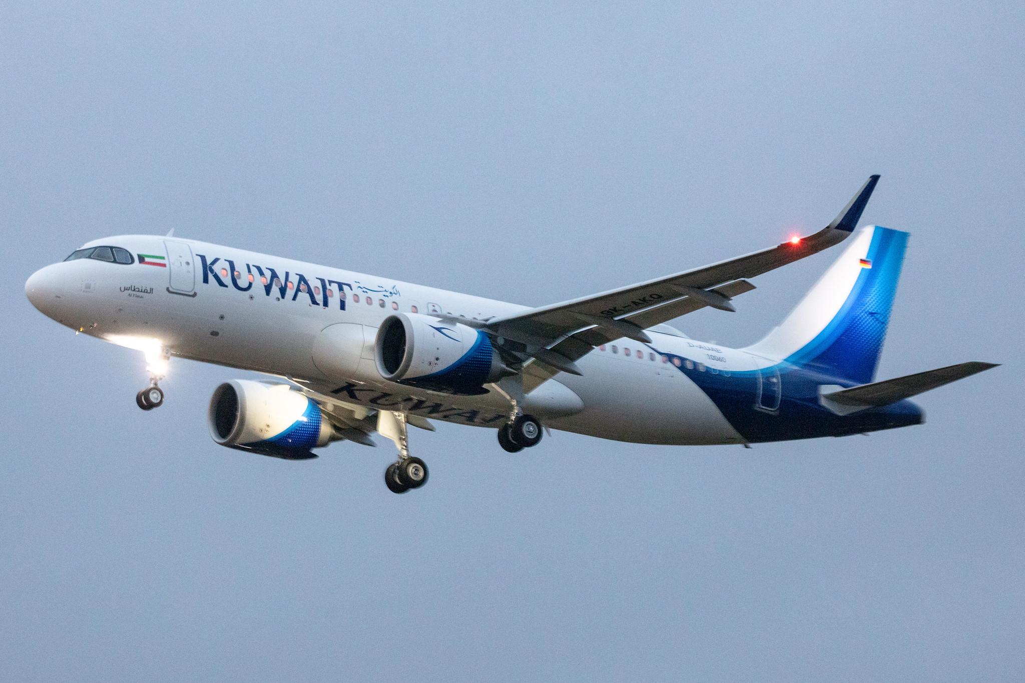 Hamburg Airport: Kuwait Airways (KU / KAC) |  Airbus A320-251N A20N | D-AUAB (9K-AKQ) | MSN 10060