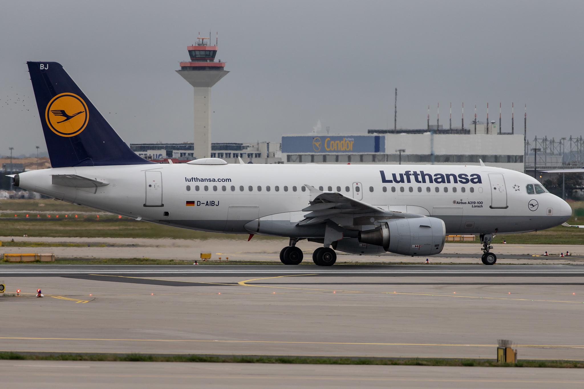 Frankfurt Airport: Lufthansa (LH / DLH) |  Airbus A319-112 A319 | D-AIBJ | MSN 5293