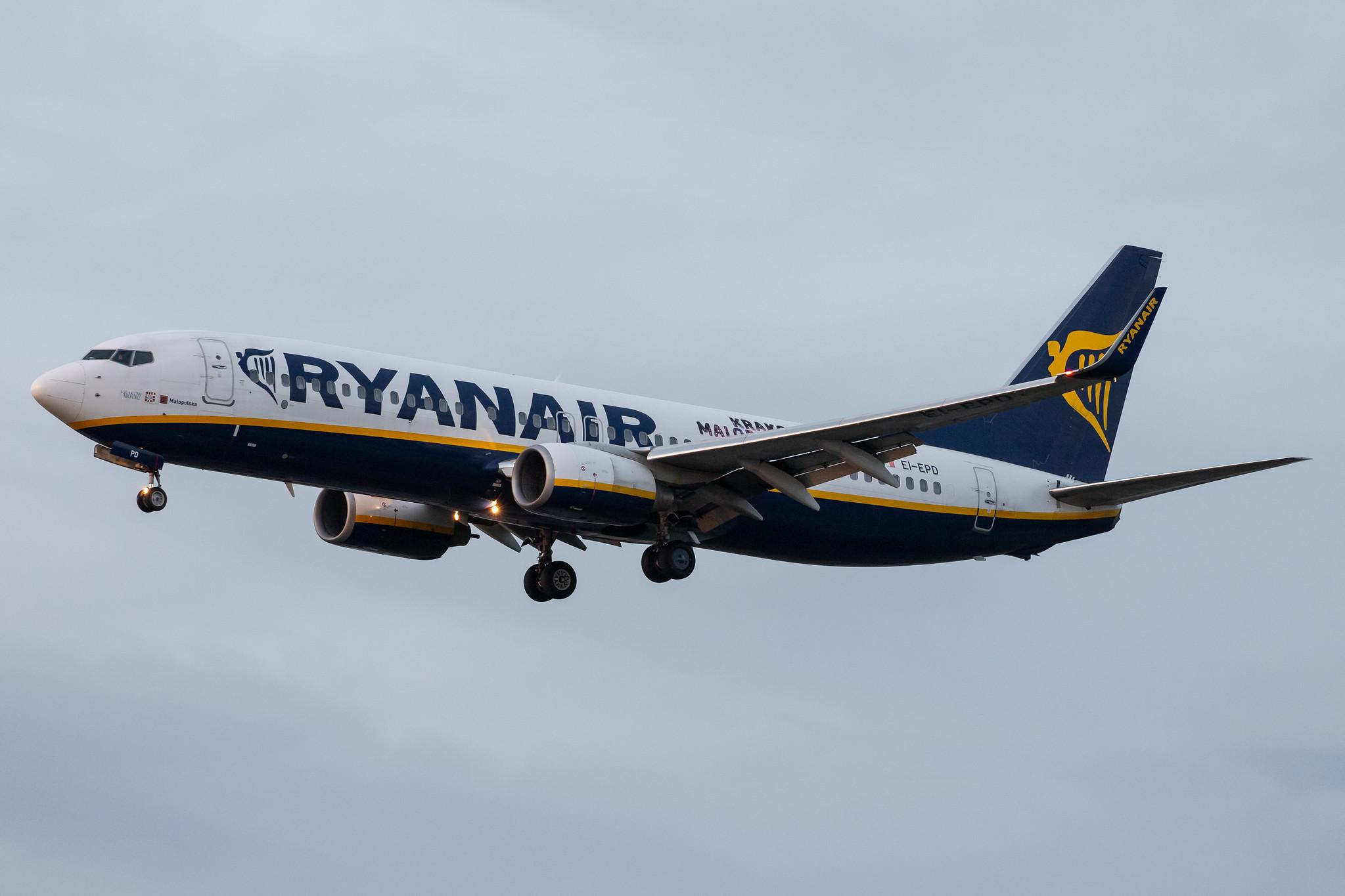 Frankfurt Airport: Ryanair (FR / RYR) |  Boeing 737-8AS B738 | EI-EPD | MSN 40310
