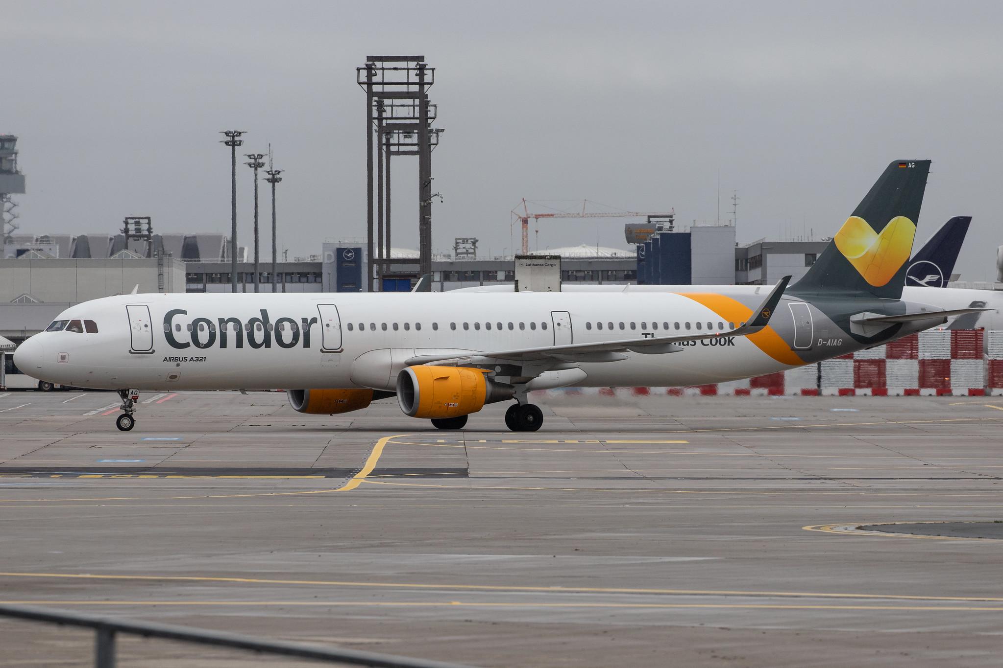 Frankfurt Airport: Condor (DE / CFG) |  Airbus A321-211 A321 | D-AIAG | MSN 6590