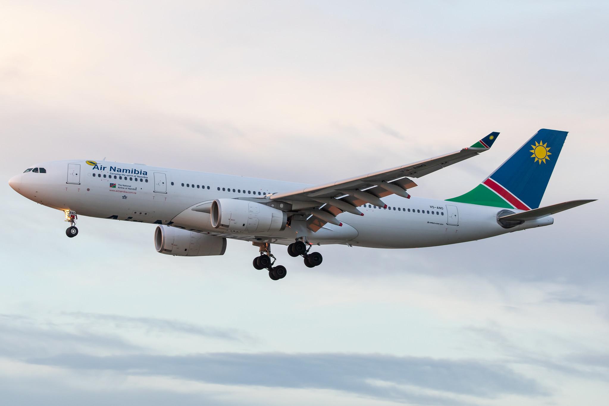 Frankfurt Airport: Air Namibia (SW / NMB) |  Airbus A330-243 A332 | V5-ANO | MSN 1451