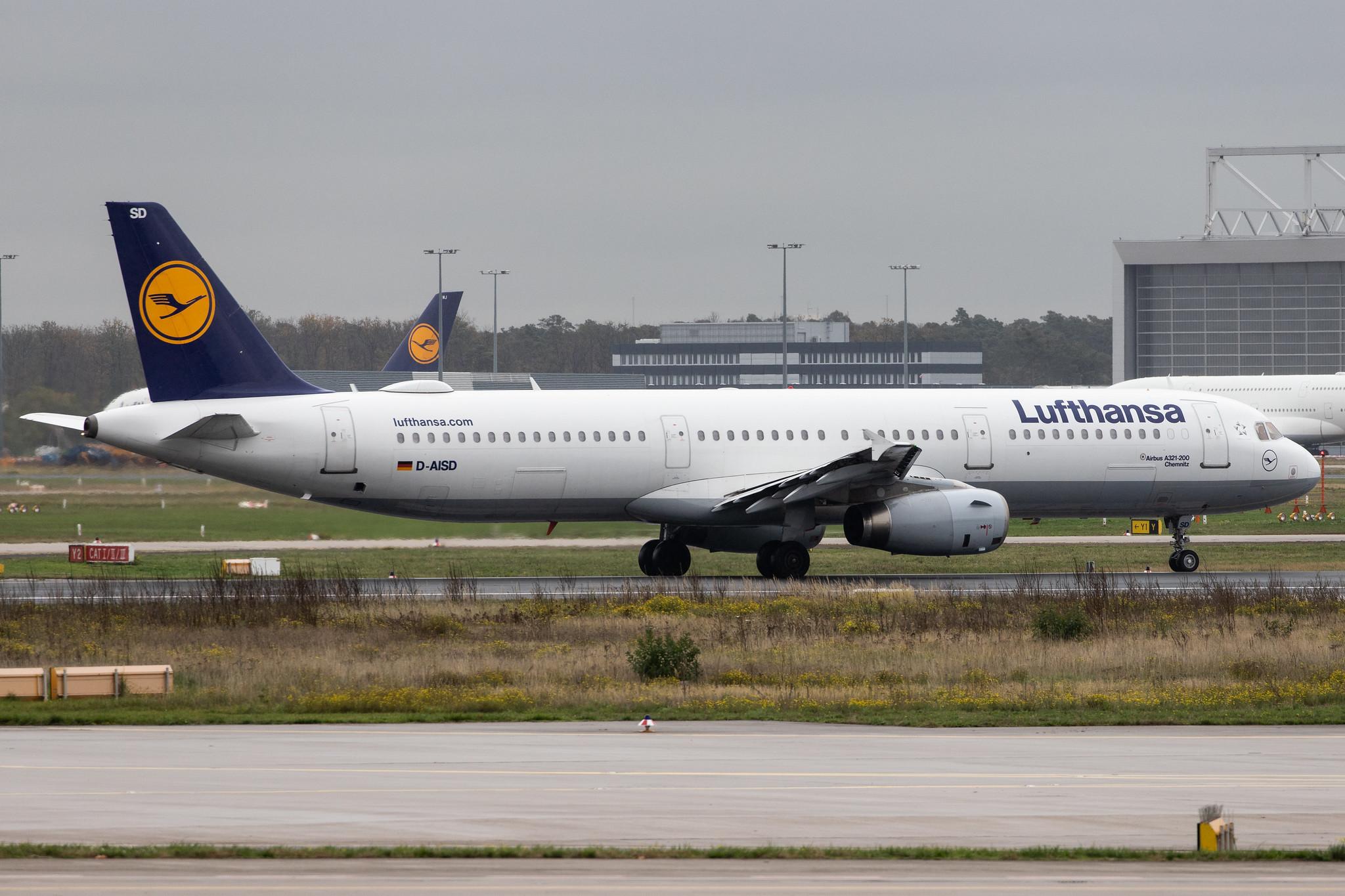 Frankfurt Airport: Lufthansa (LH / DLH) |  Airbus A321-231 A321 | D-AISD | MSN 1188