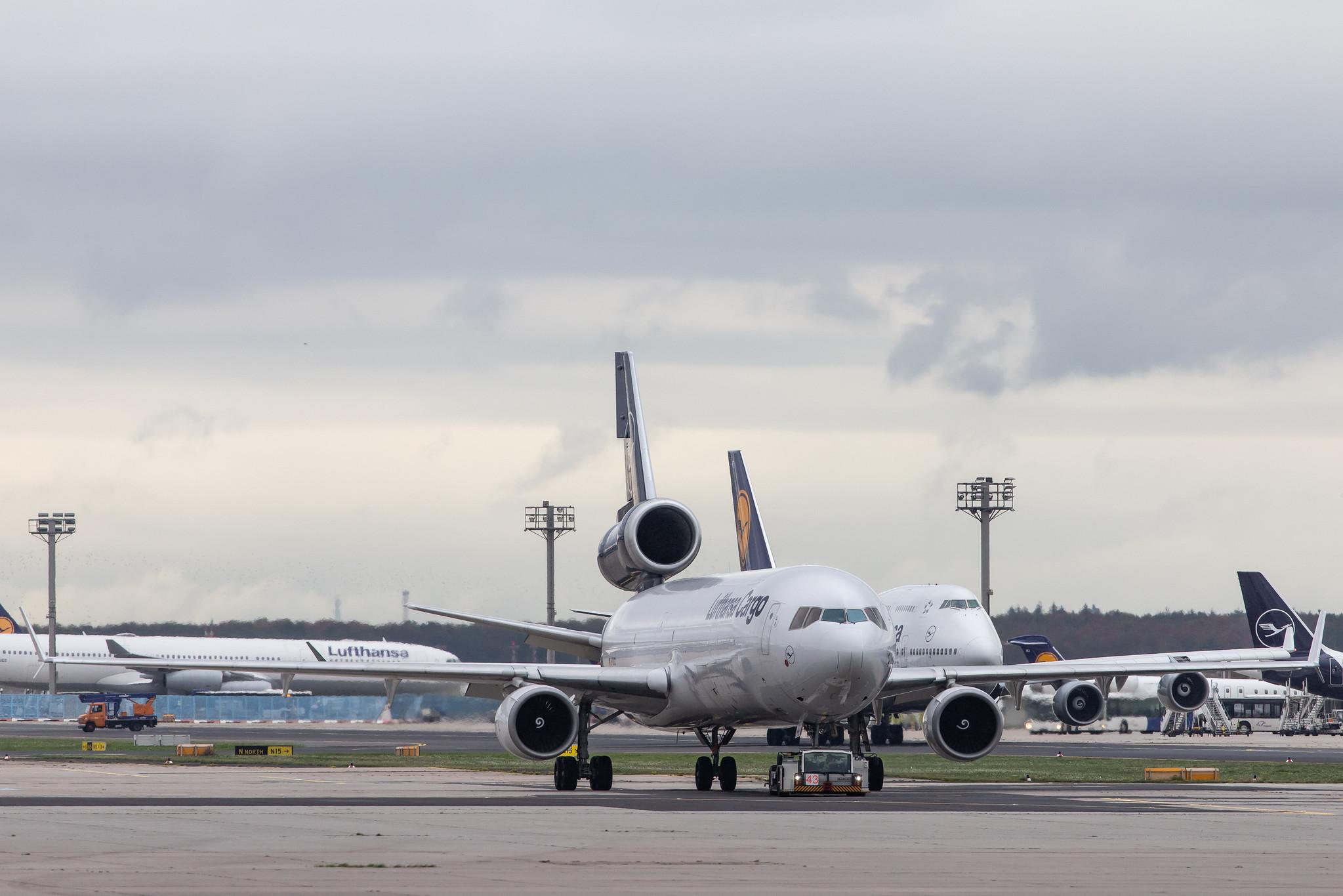 Frankfurt Airport: Lufthansa Cargo (/ GEC) |  McDonnell Douglas MD-11F MD11 | D-ALCC | MSN 48783